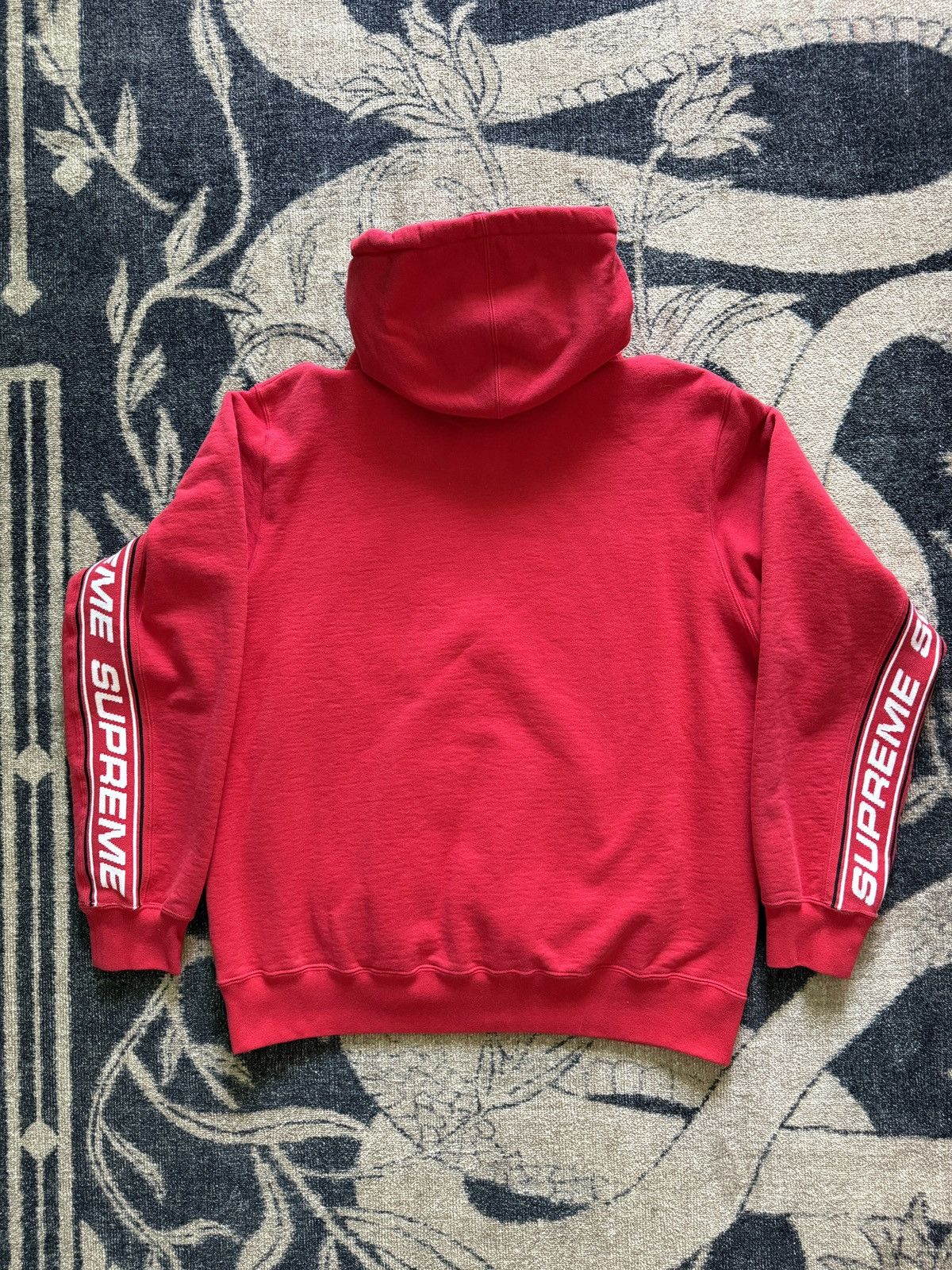 Supreme SUPREME FW19 - TEXT RIB HOODIE, SIZE LARGE Size US L / EU 52-54 / 3 - 2 Thumbnail