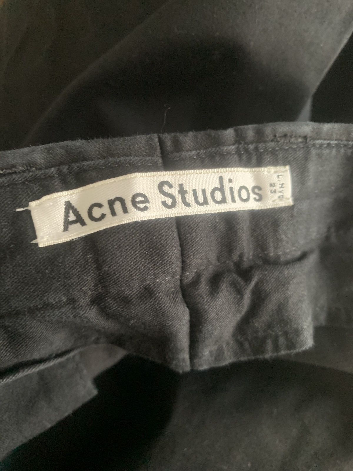 Acne Studios ACNE Studios Black Cotton Trousers Size US 32 / EU 48 - 7 Thumbnail