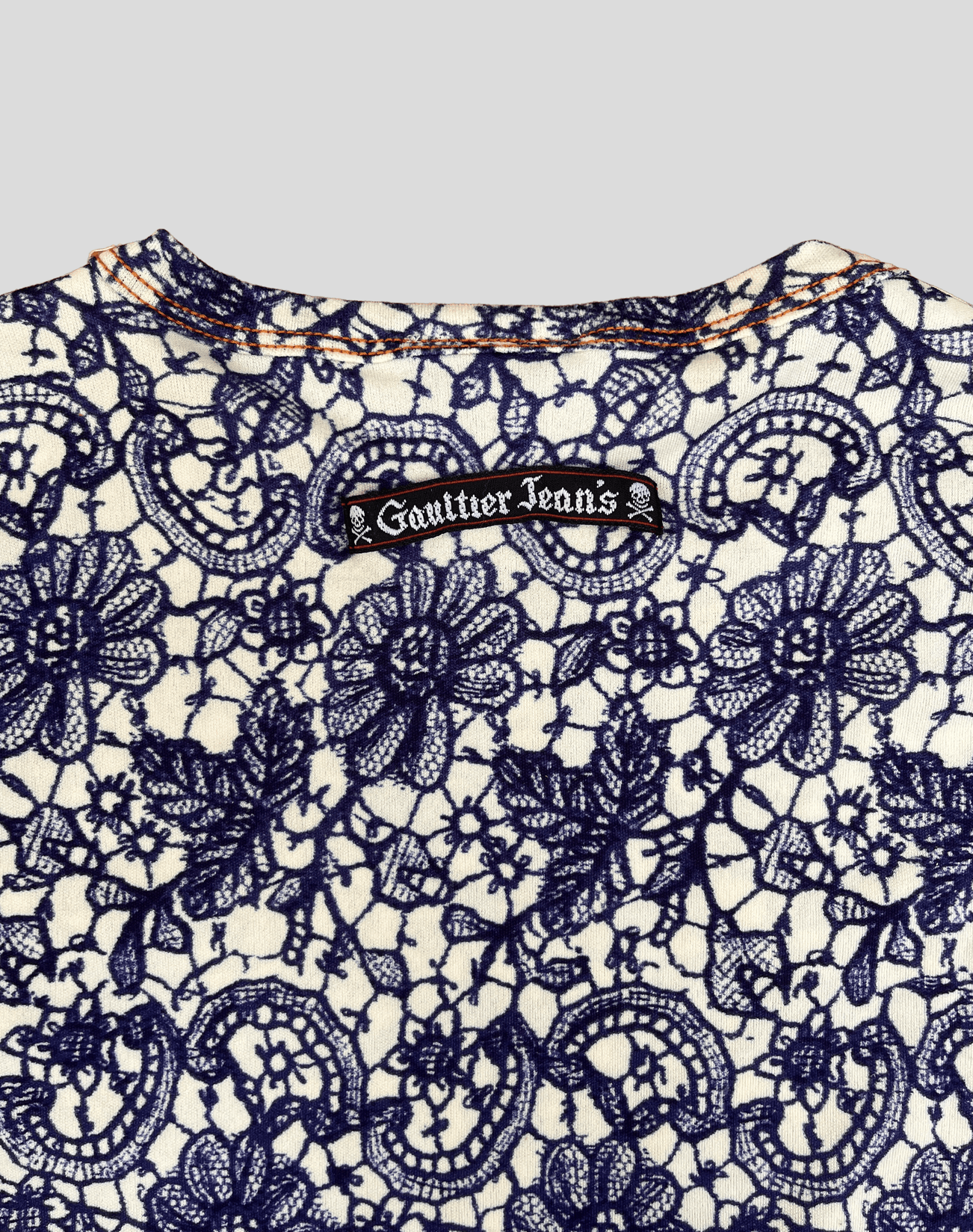 Jean Paul Gaultier Jean Paul Gaultier T-shirt Floral Cut and Sew Size S / US 4 / IT 40 - 6 Thumbnail