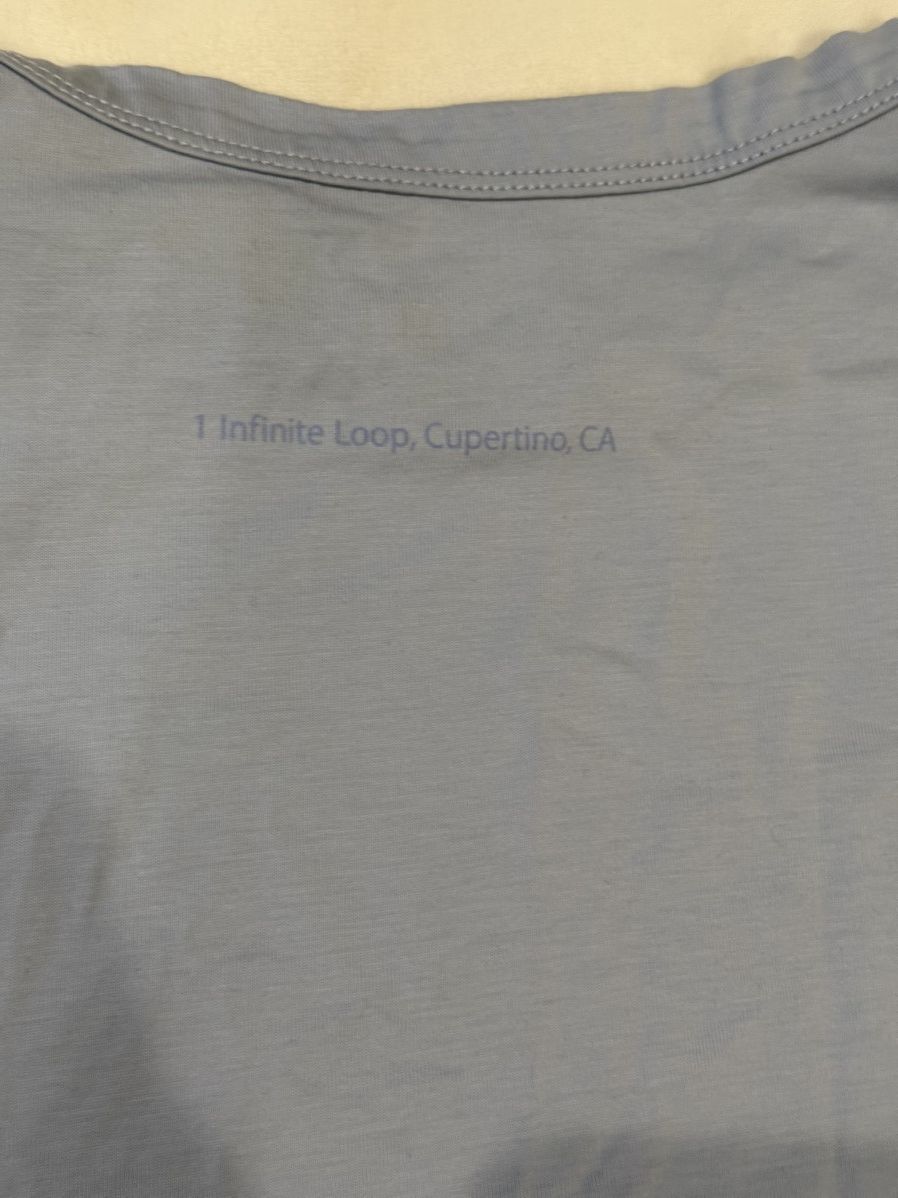 Apple Blue apple shirt from Apple Park Size US S / EU 44-46 / 1 - 4 Thumbnail