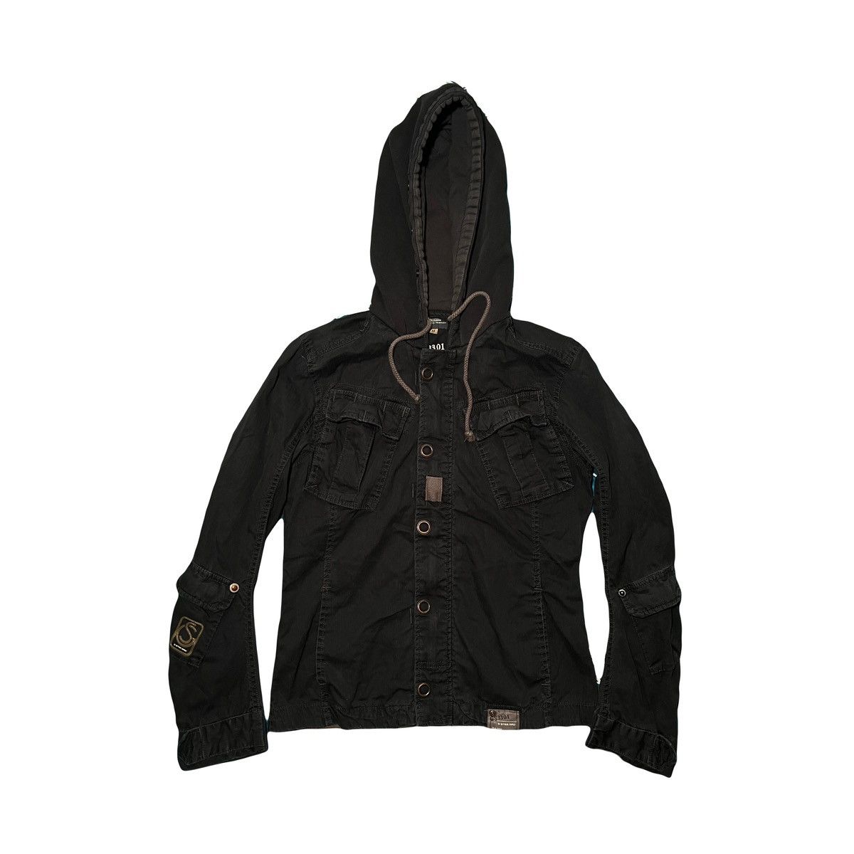 G-Star Y2K G Star Raw Sniper Hooded Shirt Jacket Zip Military Size M / US 6-8 / IT 42-44 - 1 Thumbnail