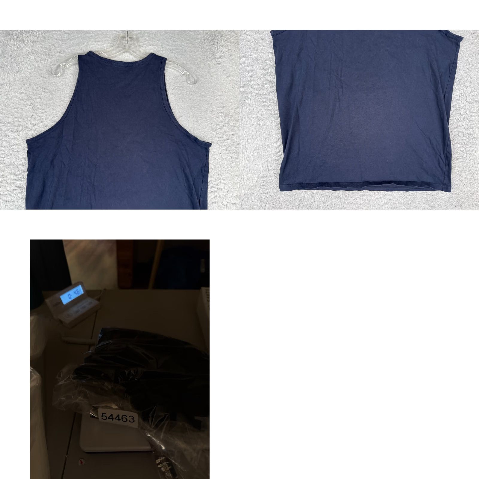 Tommy Hilfiger Tommy Hilfiger Jeans Shirt Women L Blue Tank Sleeveless Scoop Neck Cotton Size L / US 10 / IT 46 - 9 Thumbnail