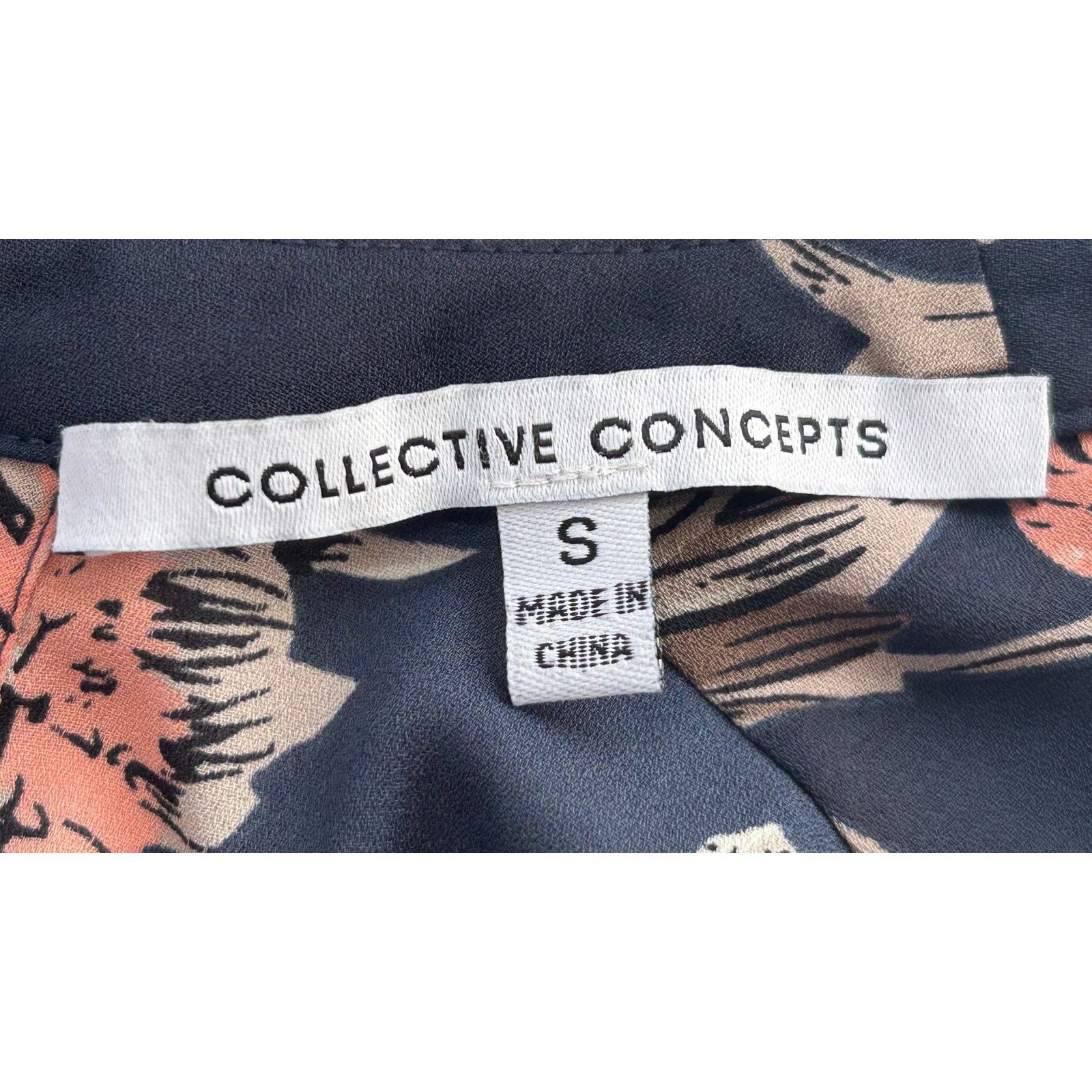Other Collective Concepts | Floral Sleeveless Blouse | Small Size S / US 4 / IT 40 - 3 Thumbnail