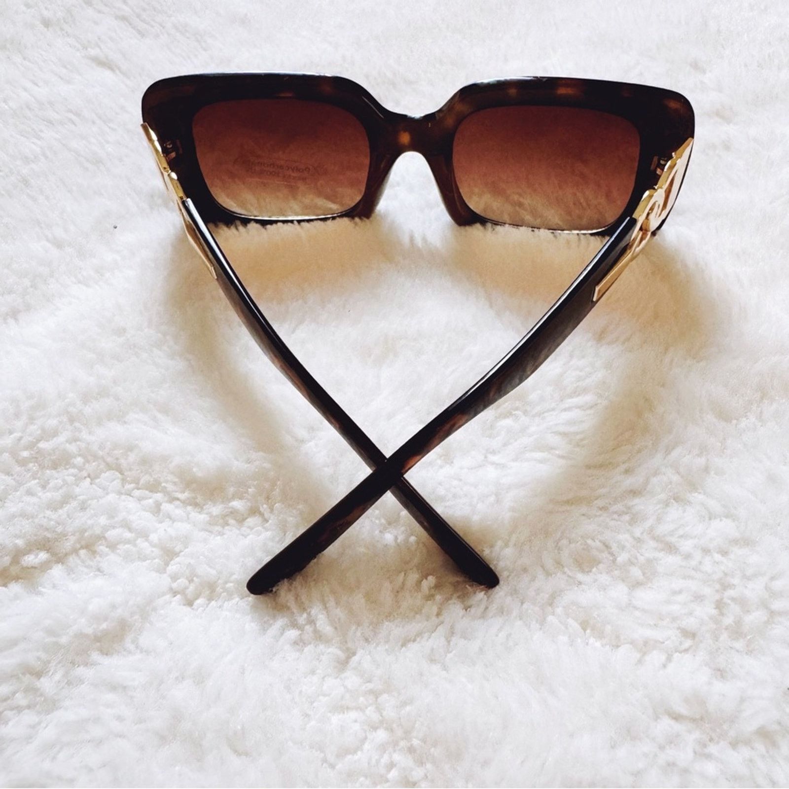 Other Camille Tortoise Brown Oversized Square Sunglasses Size ONE SIZE - 10 Thumbnail