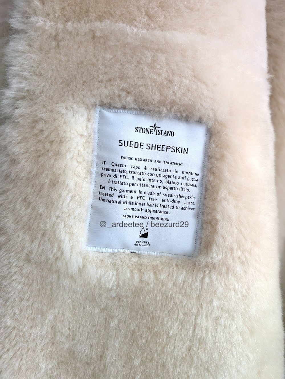 Stone Island $6K FULL SHEARLING SUEDE SHEEPSKIN LEATHER HOODED JACKET Size US L / EU 52-54 / 3 - 18 Thumbnail