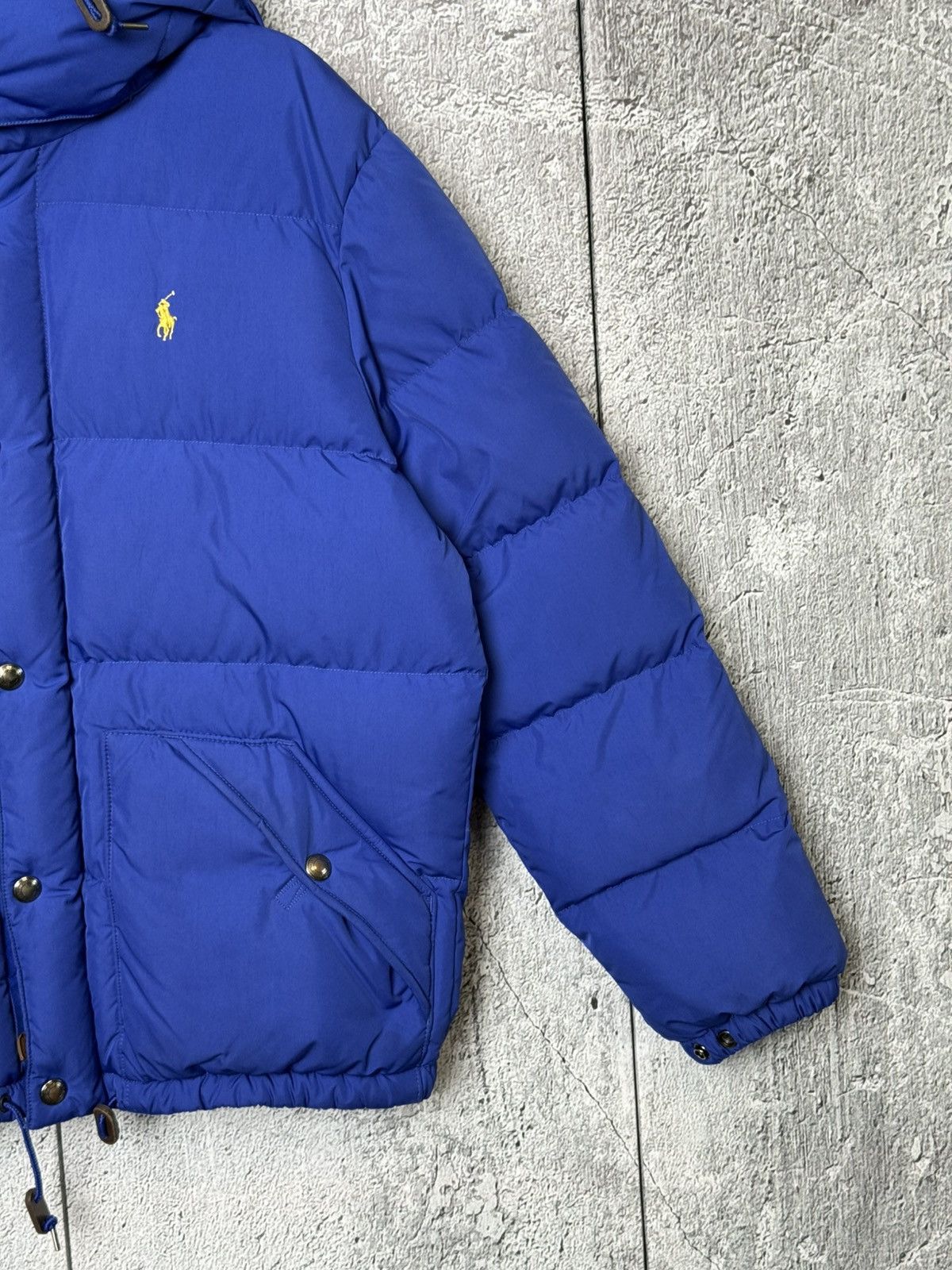 Polo Ralph Lauren Polo Ralph Lauren Men's Royal Blue Puffer Down Hooded Jacket Size US M / EU 48-50 / 2 - 3 Thumbnail