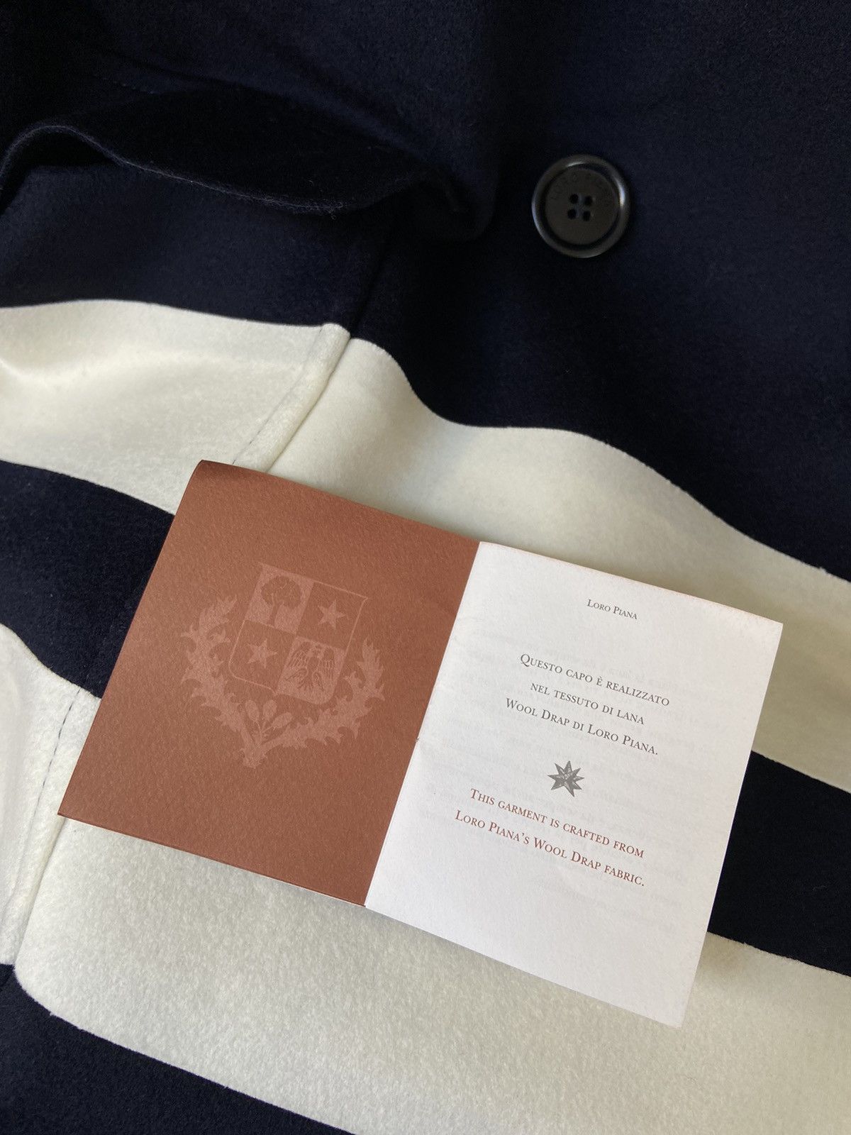 Loro Piana Loro Piana Double Breasted Felt Coat Dark Blue Size M / US 6-8 / IT 42-44 - 9 Thumbnail