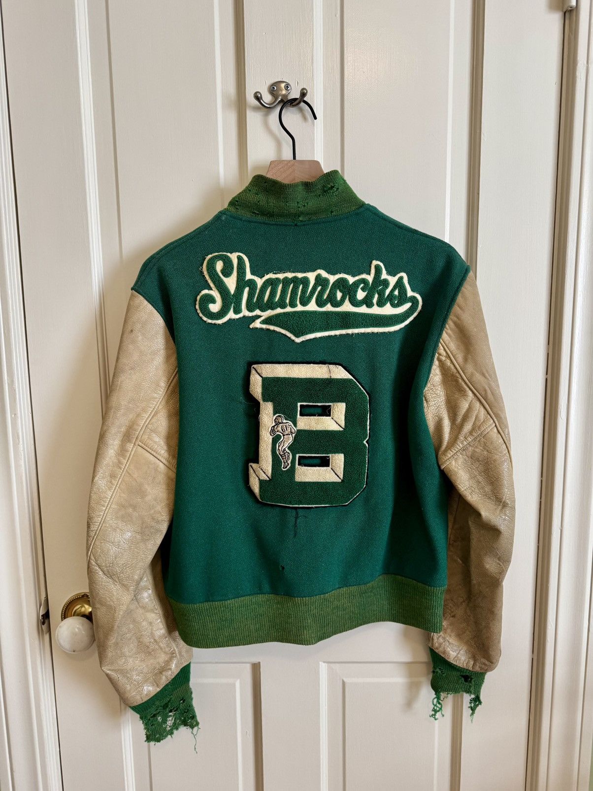 Vintage 1940s/1950s Vintage Varsity Jacket Size US M / EU 48-50 / 2 - 1 Thumbnail