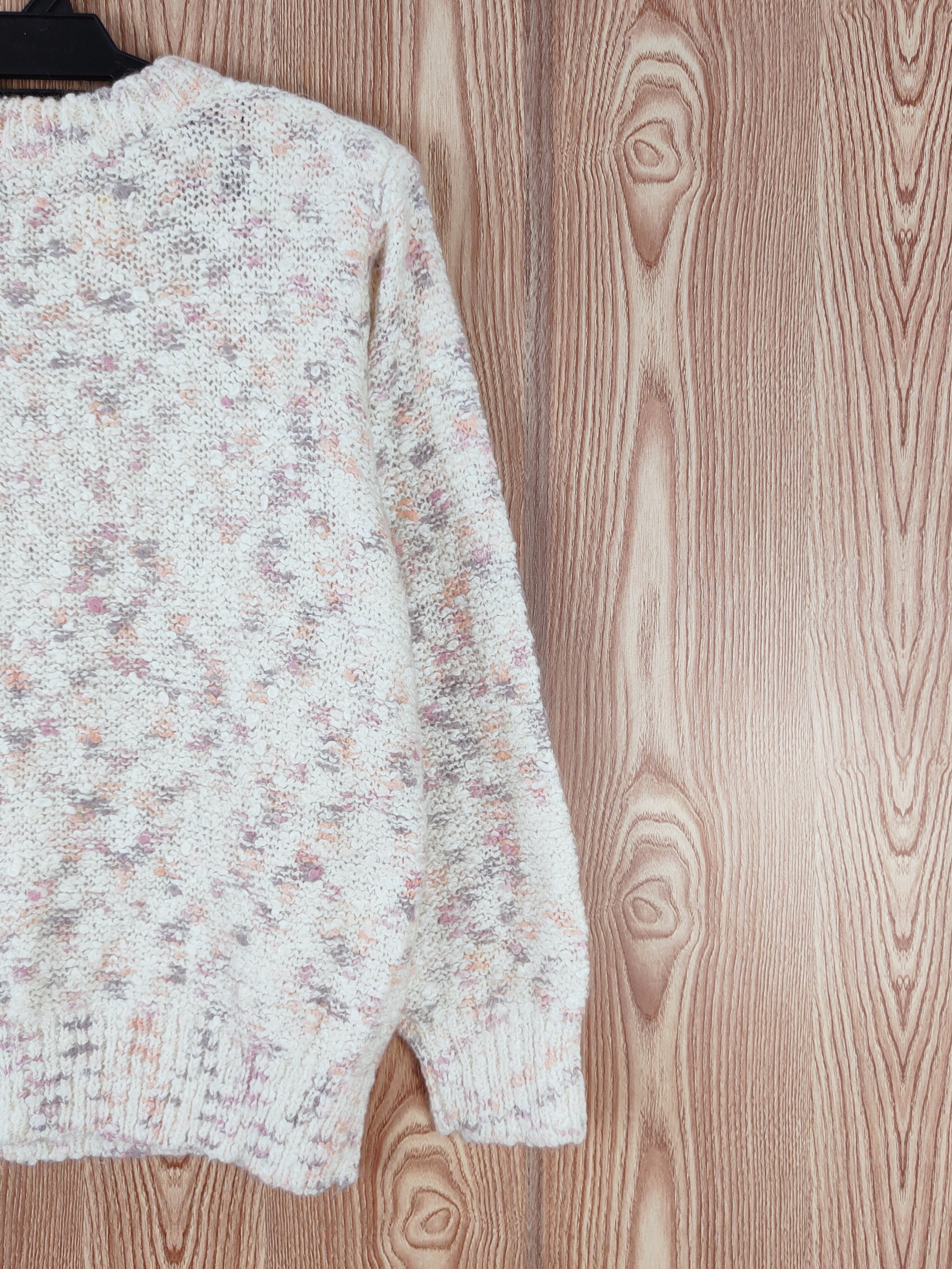 Japanese Brand × Vintage Montplage Cream Knitwear Sweatshirts #W250 Size M / US 6-8 / IT 42-44 - 9 Thumbnail