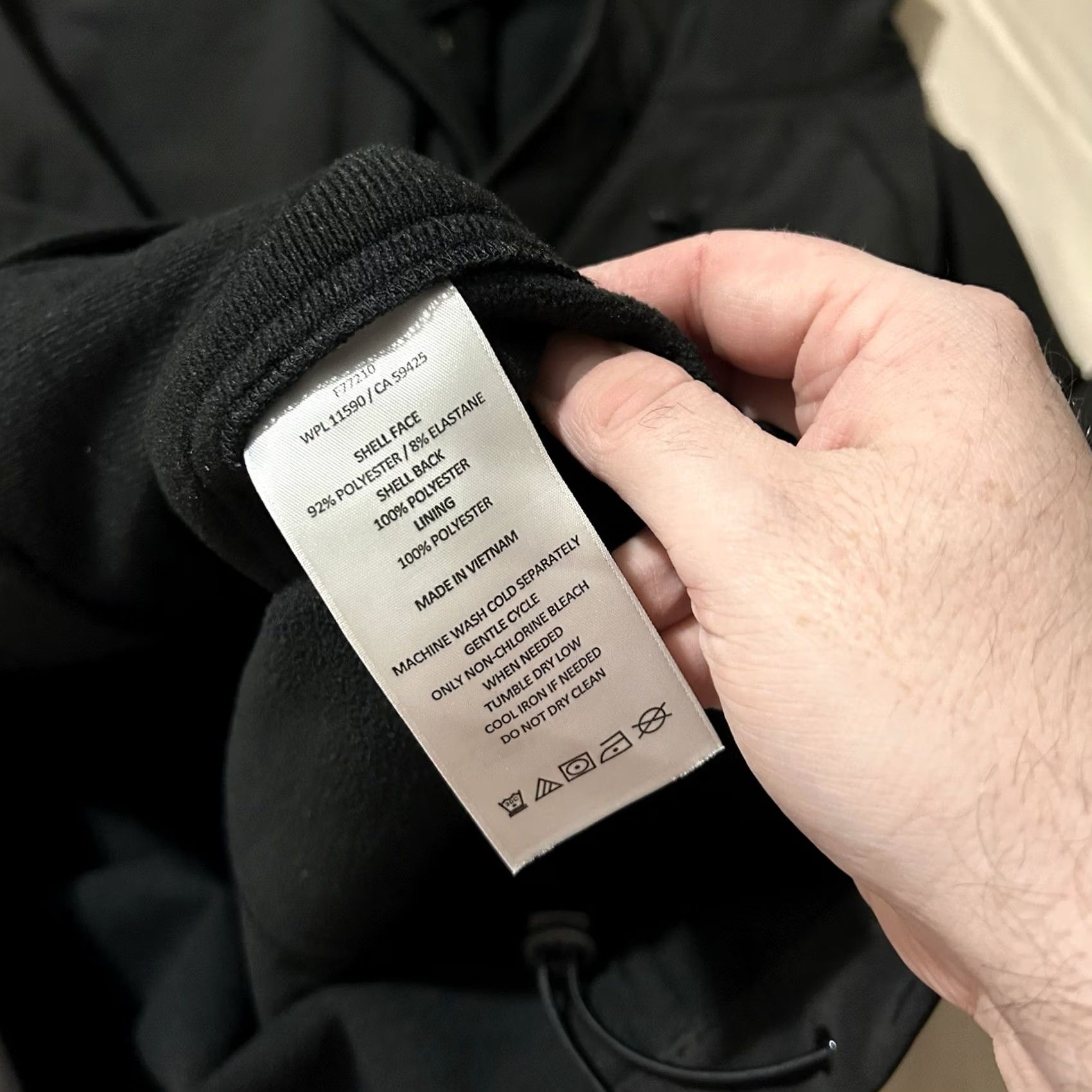 Tumi Tumi Metro Softshell Fleece Lined Polyester Jacket Black Size Large Men L Jacket Size US L / EU 52-54 / 3 - 4 Thumbnail