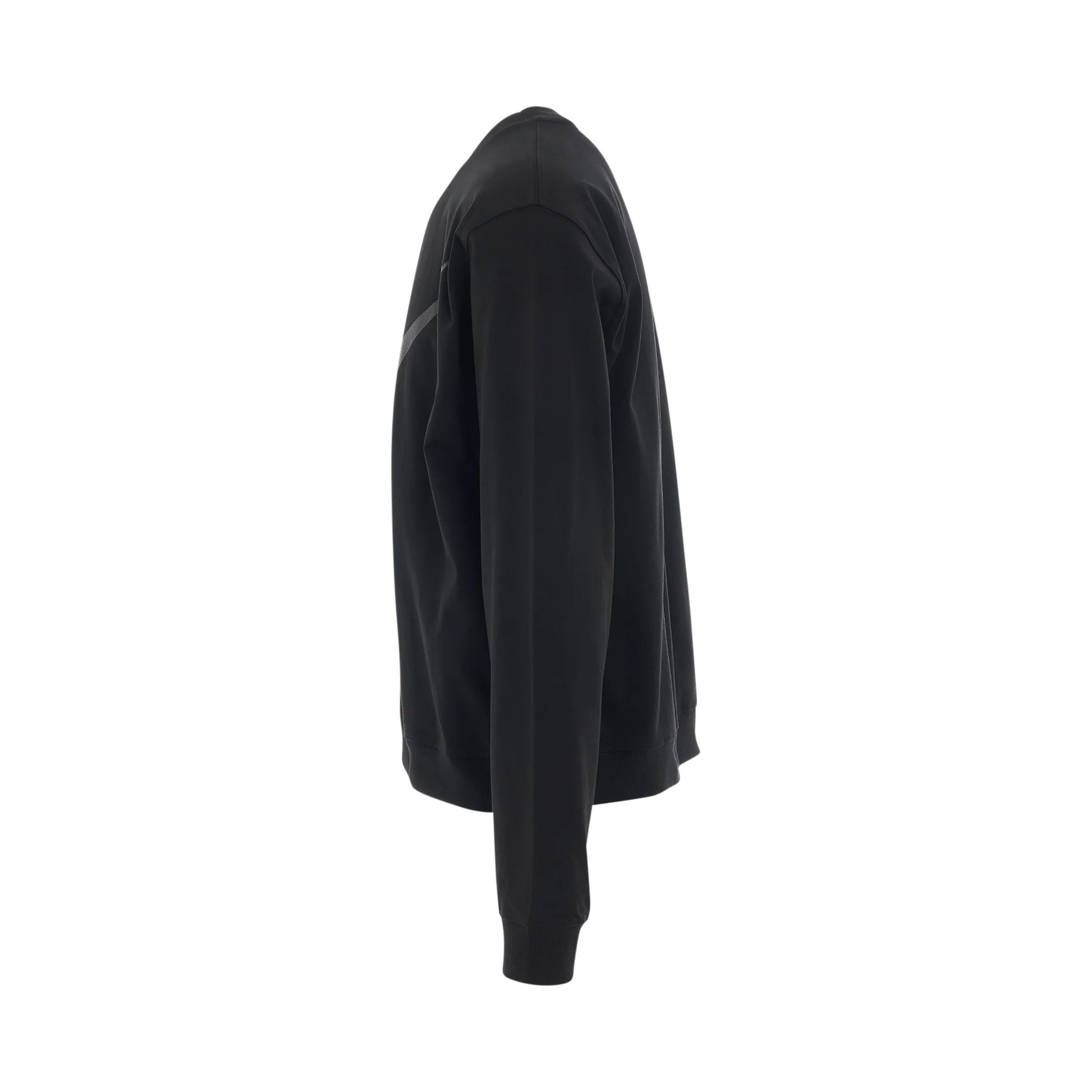 WE11DONE o1mris0824 D Logo Sweater in Black Size US S / EU 44-46 / 1 - 3 Thumbnail