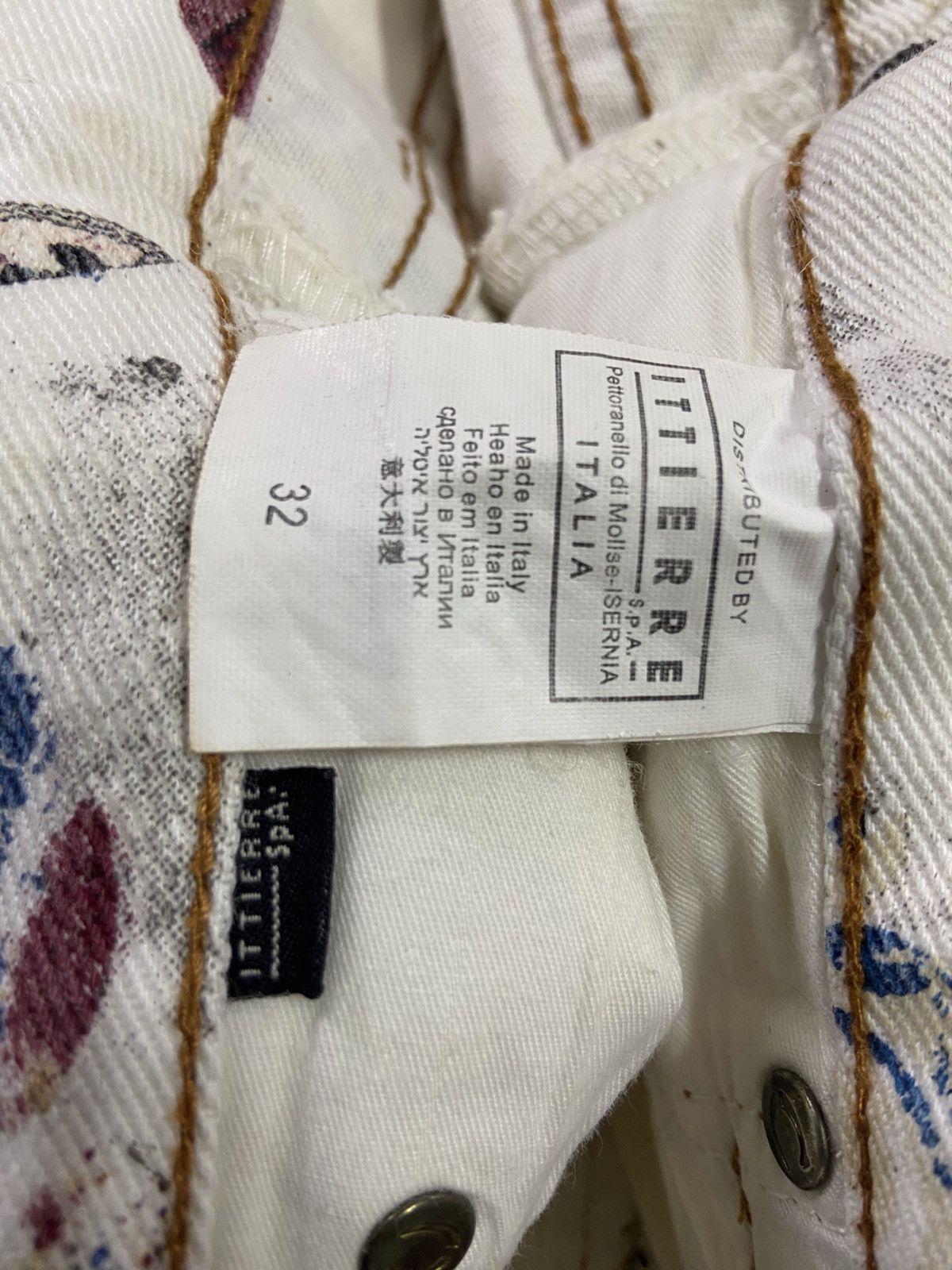 Just Cavalli Juat Cavali Floral Print Flared denim jeans Size US 32 / EU 48 - 7 Thumbnail