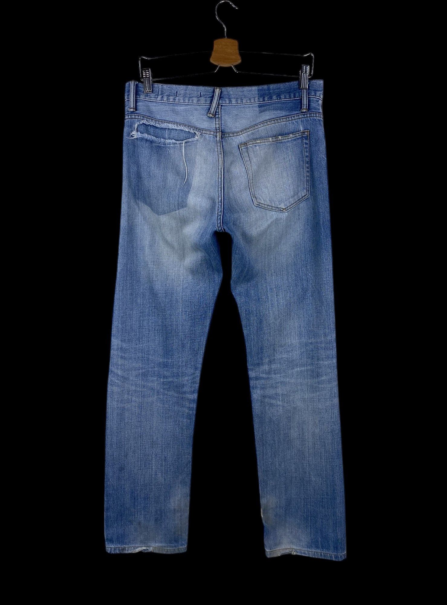 Japanese Brand (30x29.5)INSANE Perfect Distressed Japan Semantic jean Size US 30 / EU 46 - 5 Thumbnail