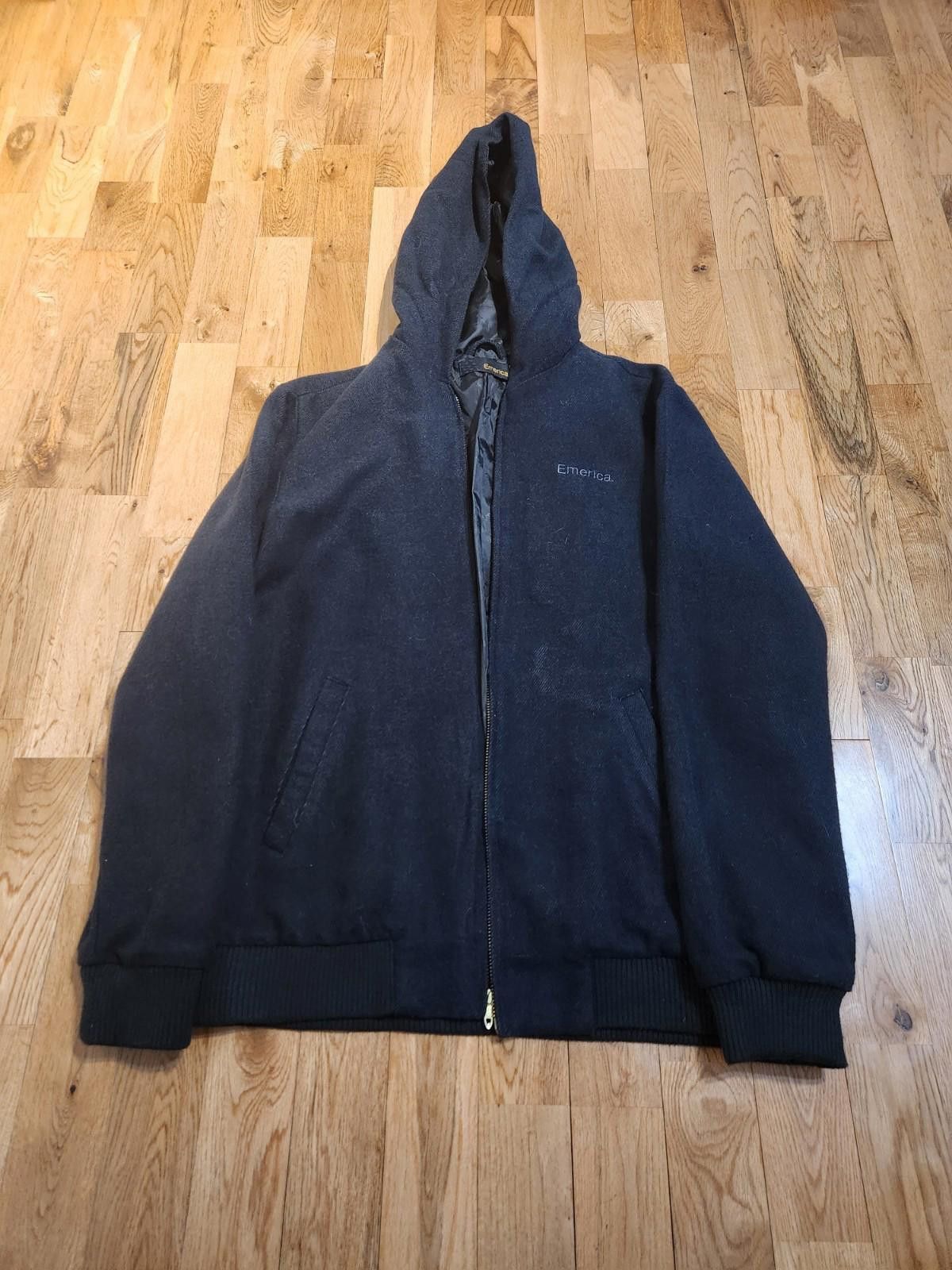 Emerica Vintage Emerica Zip Up Skater Hoodie Jacket Black Men's L Size US L / EU 52-54 / 3 - 1 Thumbnail