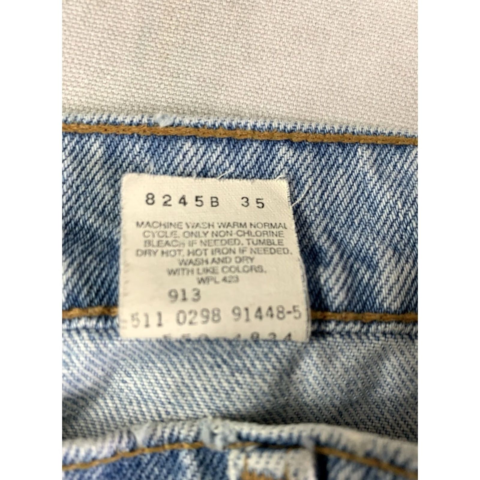 Levi's VTG Levi's 550 Jeans Mens 36x30 Blue Relaxed Fit 90s Made In USA Denim Flex 5-Pocket Classic Vintage USA Mens jeans Size US 36 / EU 52 - 6 Thumbnail