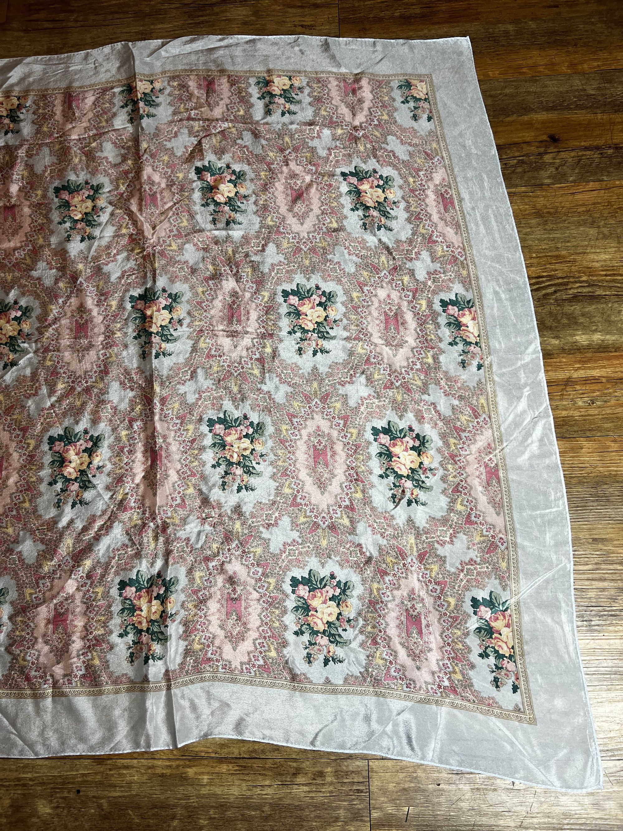 Polo Ralph Lauren Vintage Polo Ralph Lauren Floral Pastel French Rose Pattern Size ONE SIZE - 2 Thumbnail