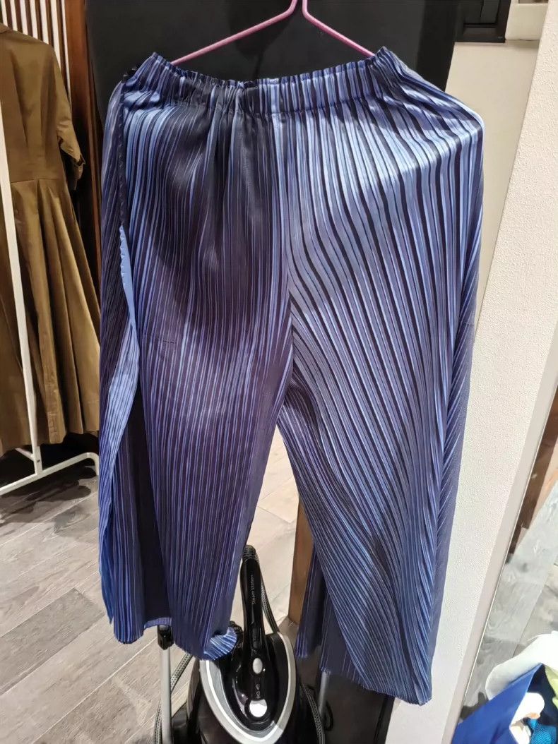 Issey Miyake Issey Miyake size:1 Kelp pleated pants Size 42" / US 20 - 1 Thumbnail