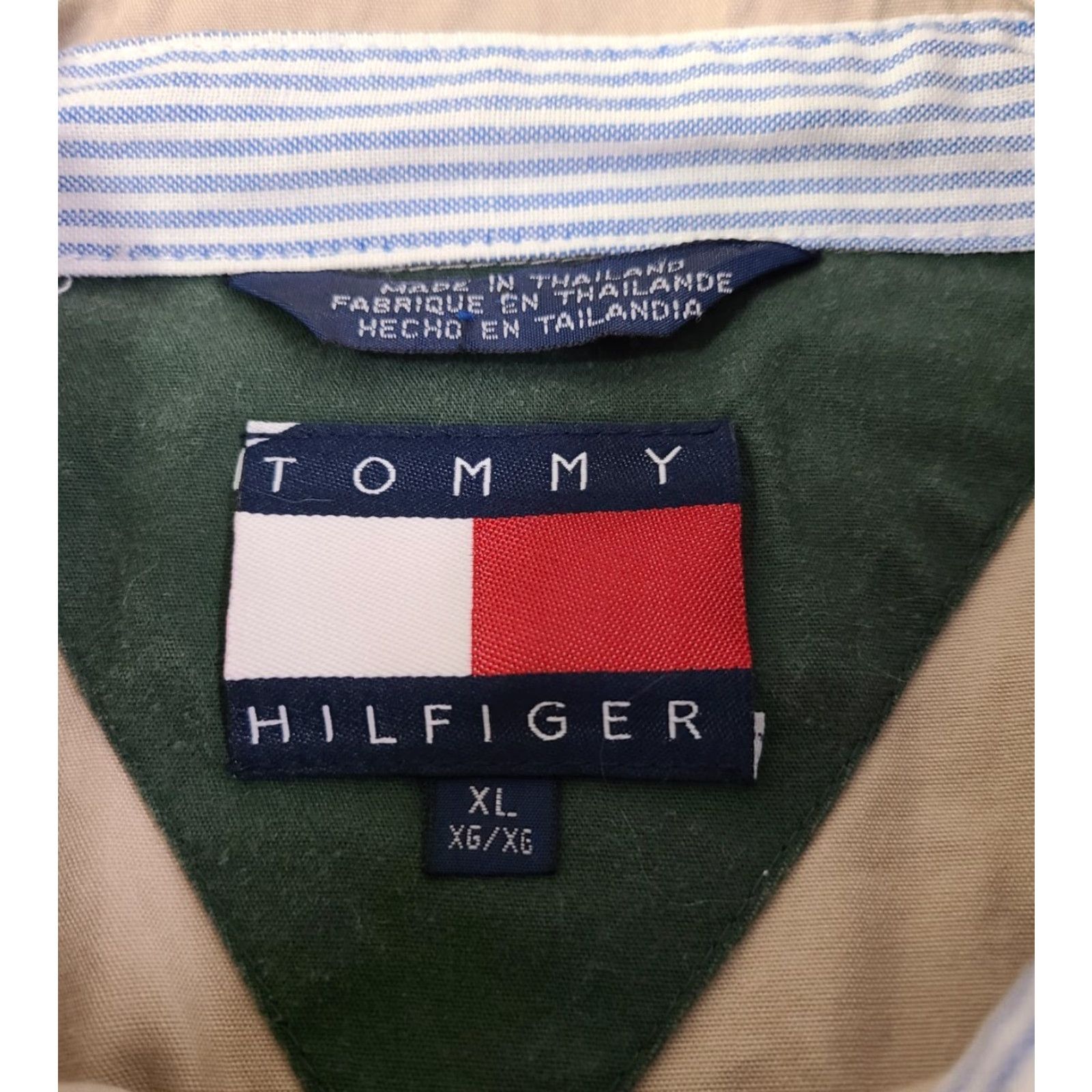 Tommy Hilfiger VINTAGE Tommy Hilfiger Logo Flag Jacket XL Boys? No, Men. Size US XL / EU 56 / 4 - 6 Thumbnail