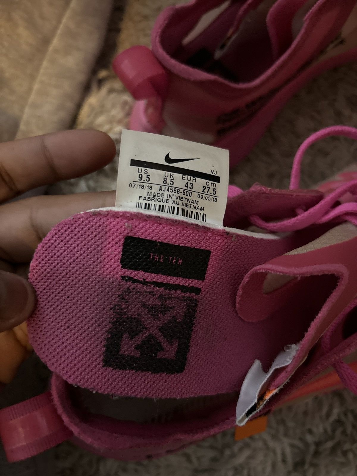 Nike × Off-White The 10 off white zoom fly Size US 9.5 / EU 42-43 - 2 Thumbnail