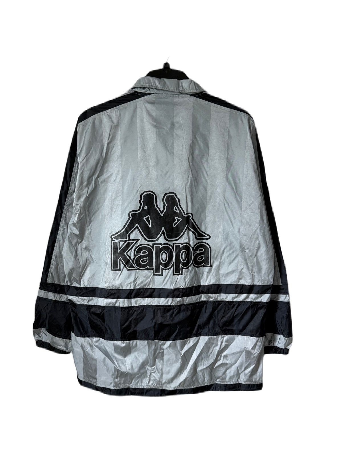 Kappa VINTAGE KAPPA SPORTS NYLON PULL OVER SIDE TAPE LOGO JUVENTUS Size US L / EU 52-54 / 3 - 5 Thumbnail