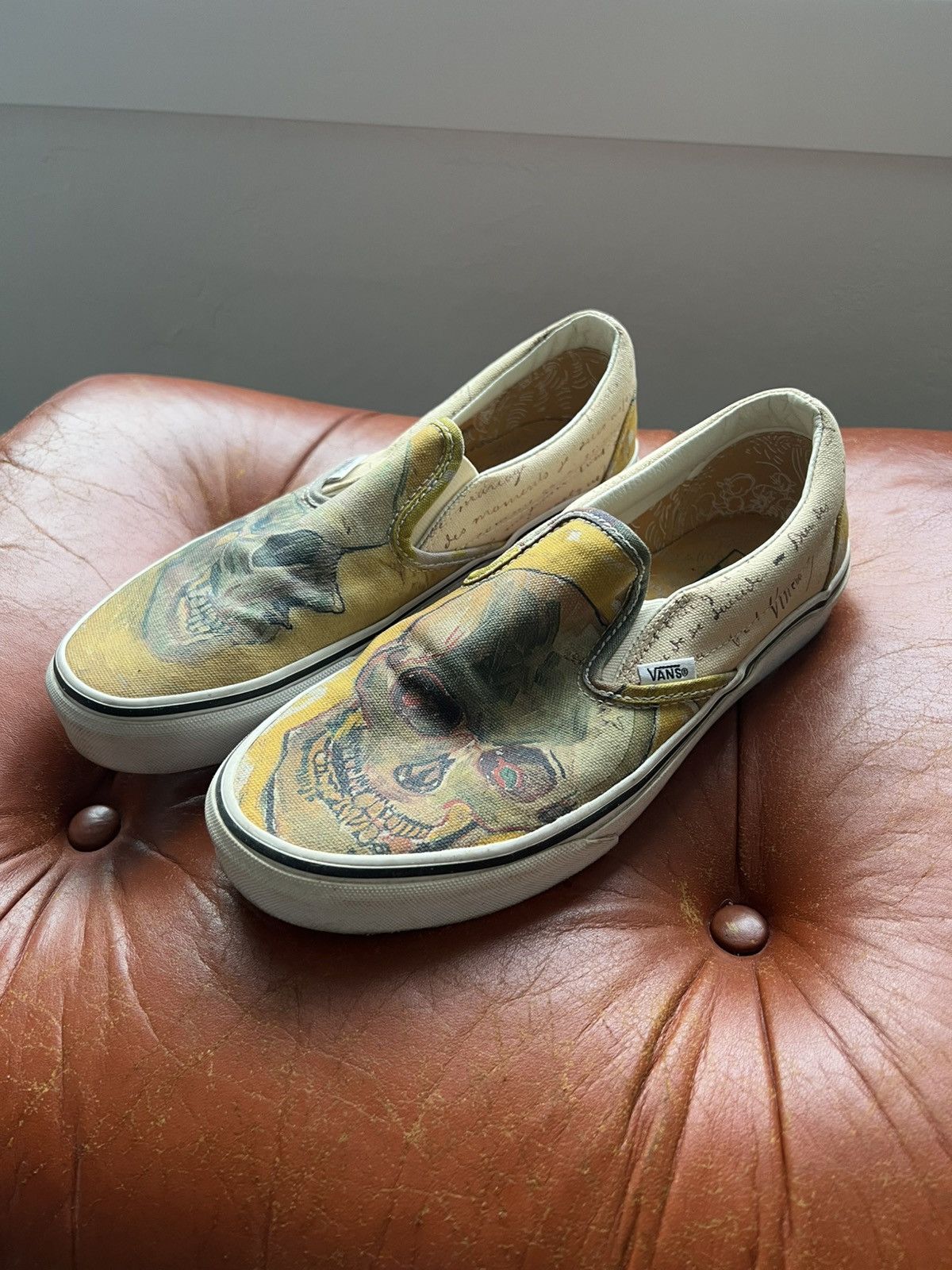 Vans Vans x Van Gogh Slip Ons Size US 8 / EU 41 - 1 Thumbnail