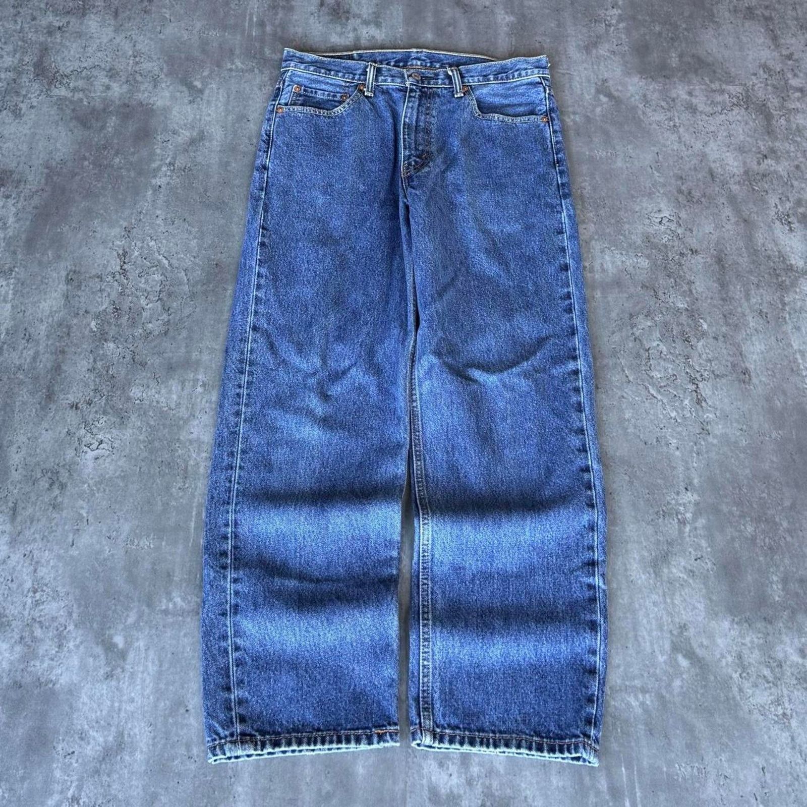 Levi's × Levi's Vintage Clothing × Vintage Vintage Y2K Levi’s 550 Baggy Grunge Opium Denim Jeans Size US 34 / EU 50 - 2 Thumbnail