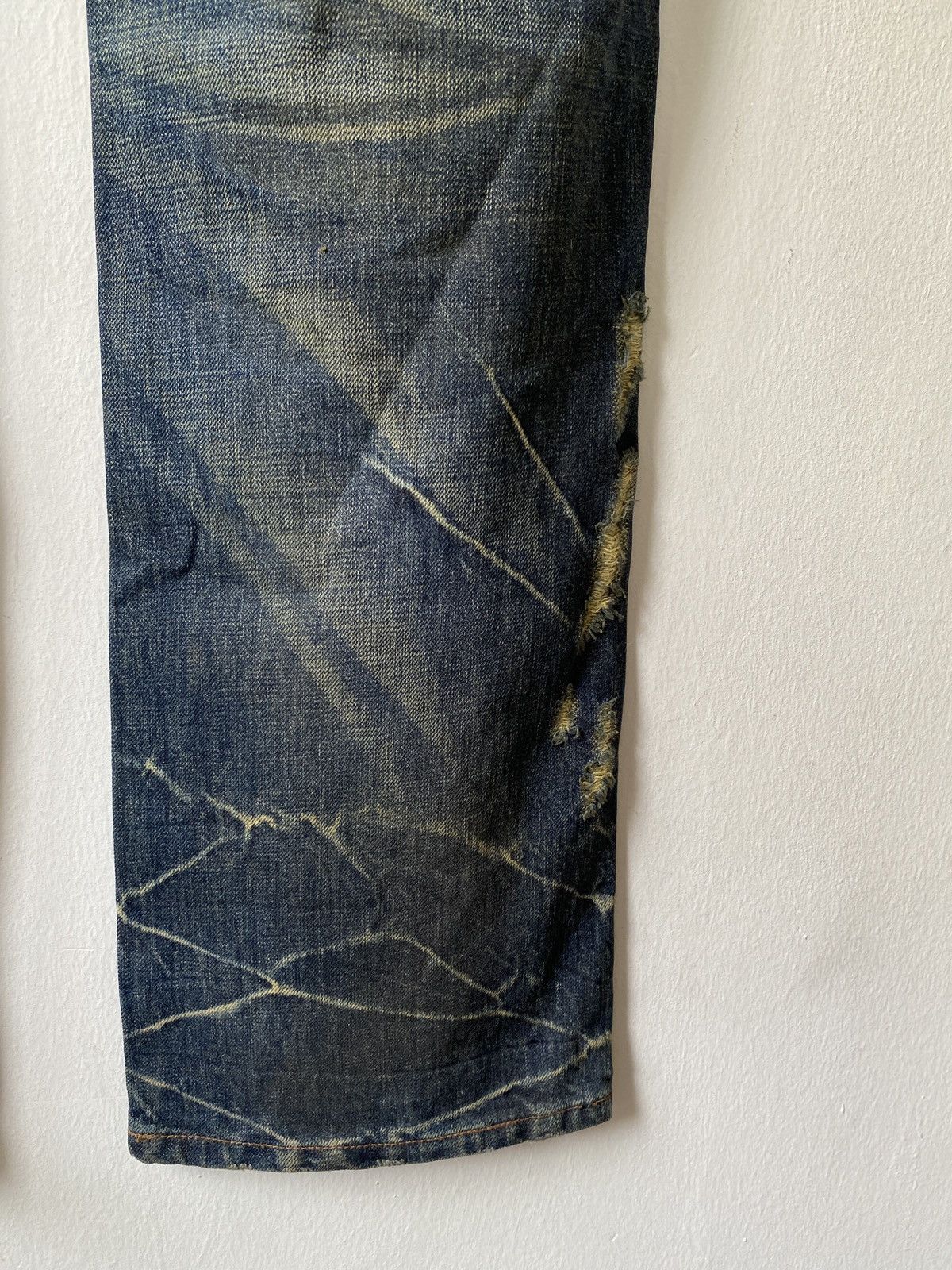 JACKROSE Japanese Brand Jack Rose Distressed Denim Size US 32 / EU 48 - 11 Thumbnail