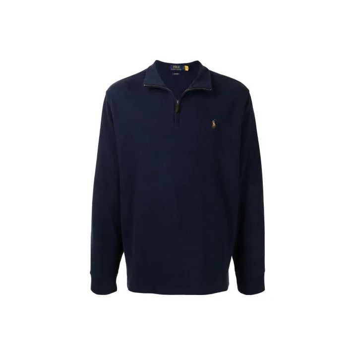 Polo Ralph Lauren Polo Ralph Lauren FW22 Logo Embroidered Half-Zip Sweatshirt Size US S / EU 44-46 / 1 - 1 Thumbnail