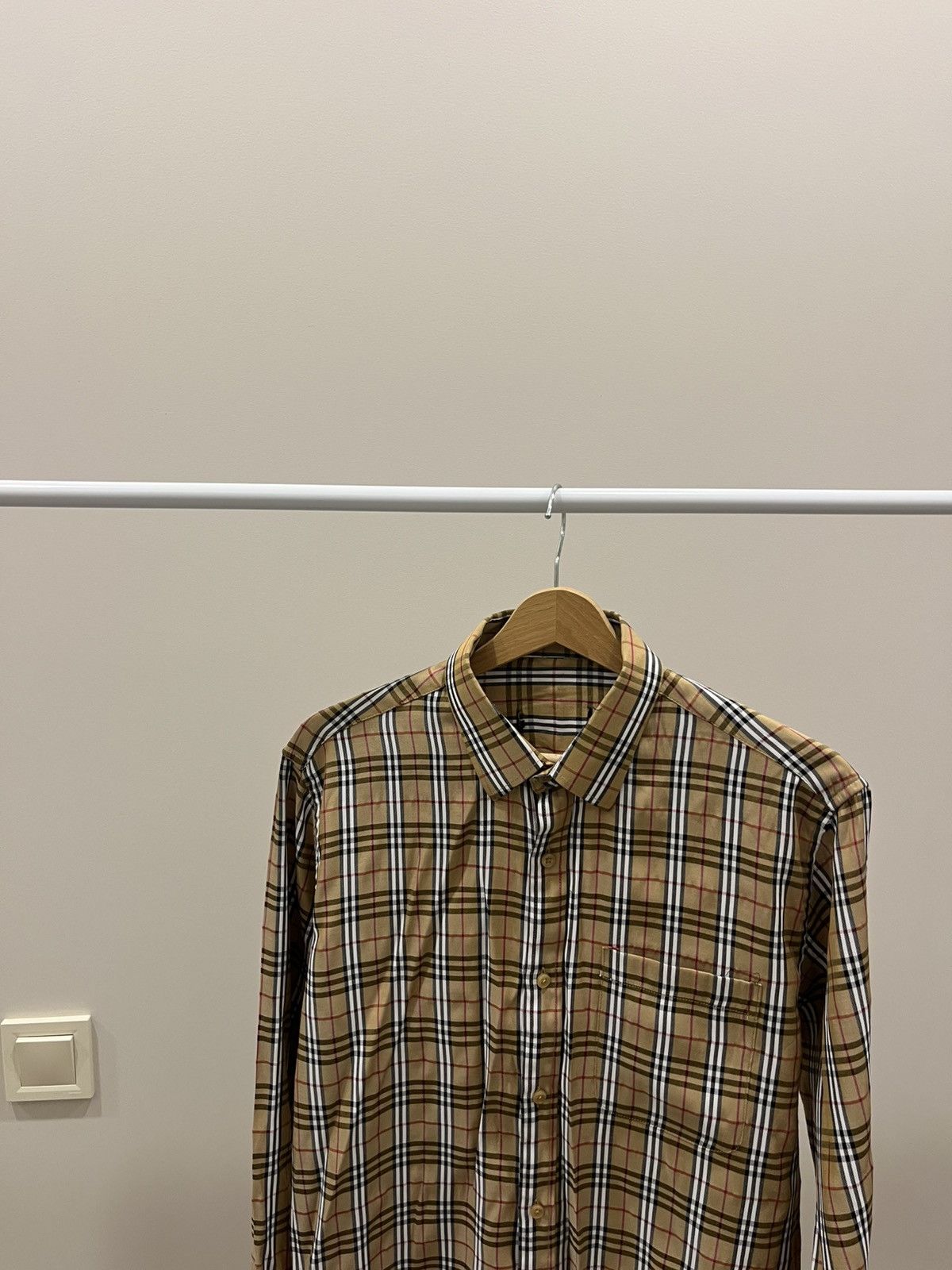 Burberry Vintage 90s Burberry Style Shirt All Print Y2K Streetwear Size US M / EU 48-50 / 2 - 2 Thumbnail