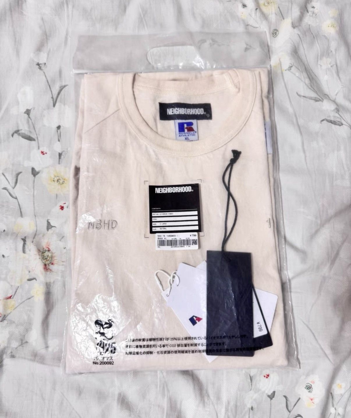 Neighborhood Neighborhood x Russell 22SS Collaboration Short Sleeve Tee Size US XL / EU 56 / 4 - 7 Thumbnail