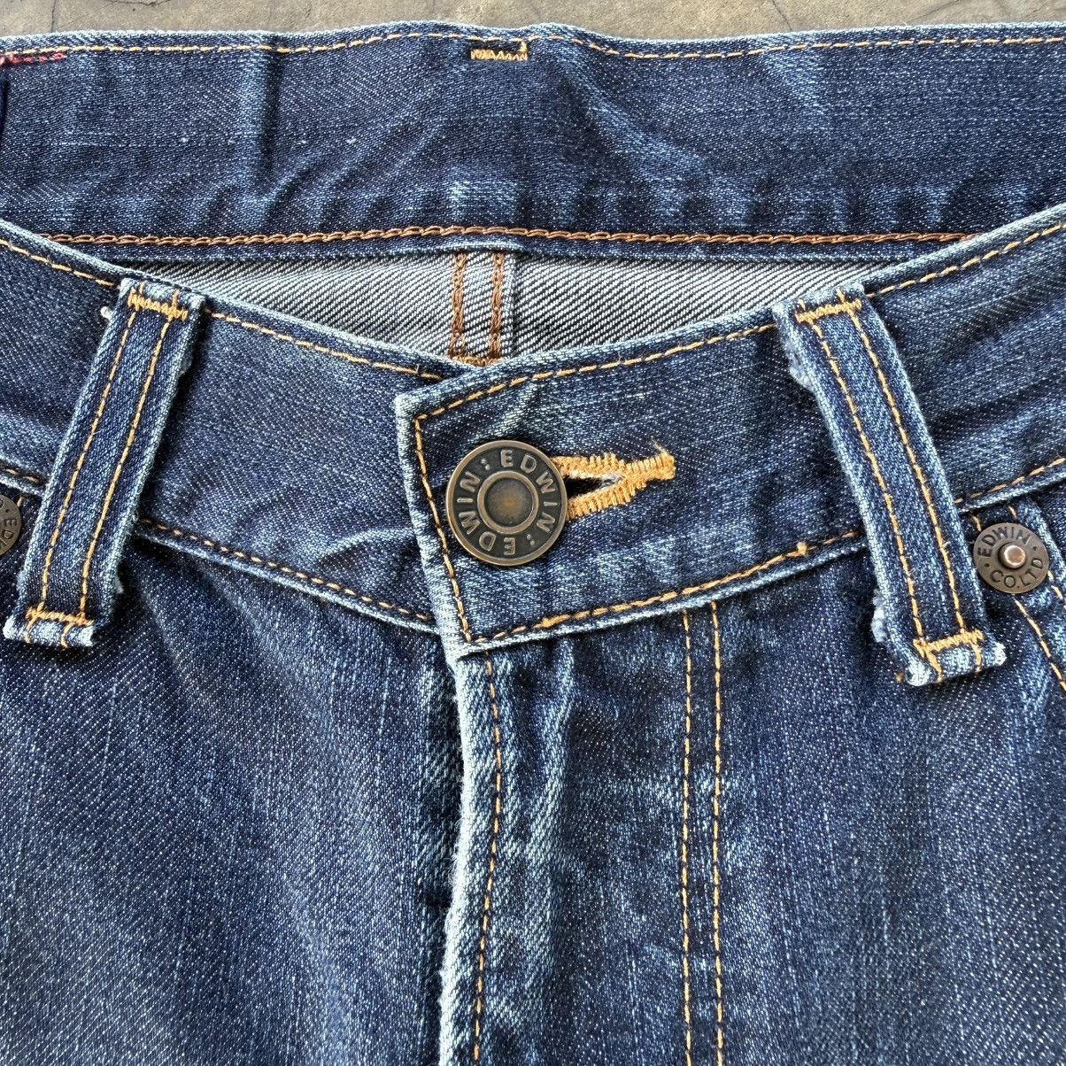 Edwin W35x33 Vintage Edwin Faded Mud Washer Denim Jean Pants Size US 35 - 4 Thumbnail