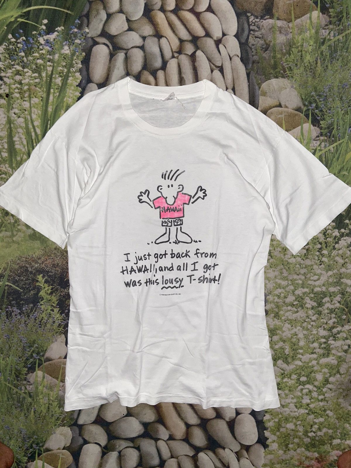 Cartoon Network × Vintage VINTAGE FIDO DIDO MAUI HAWAII WHITE TEE Size US L / EU 52-54 / 3 - 1 Thumbnail