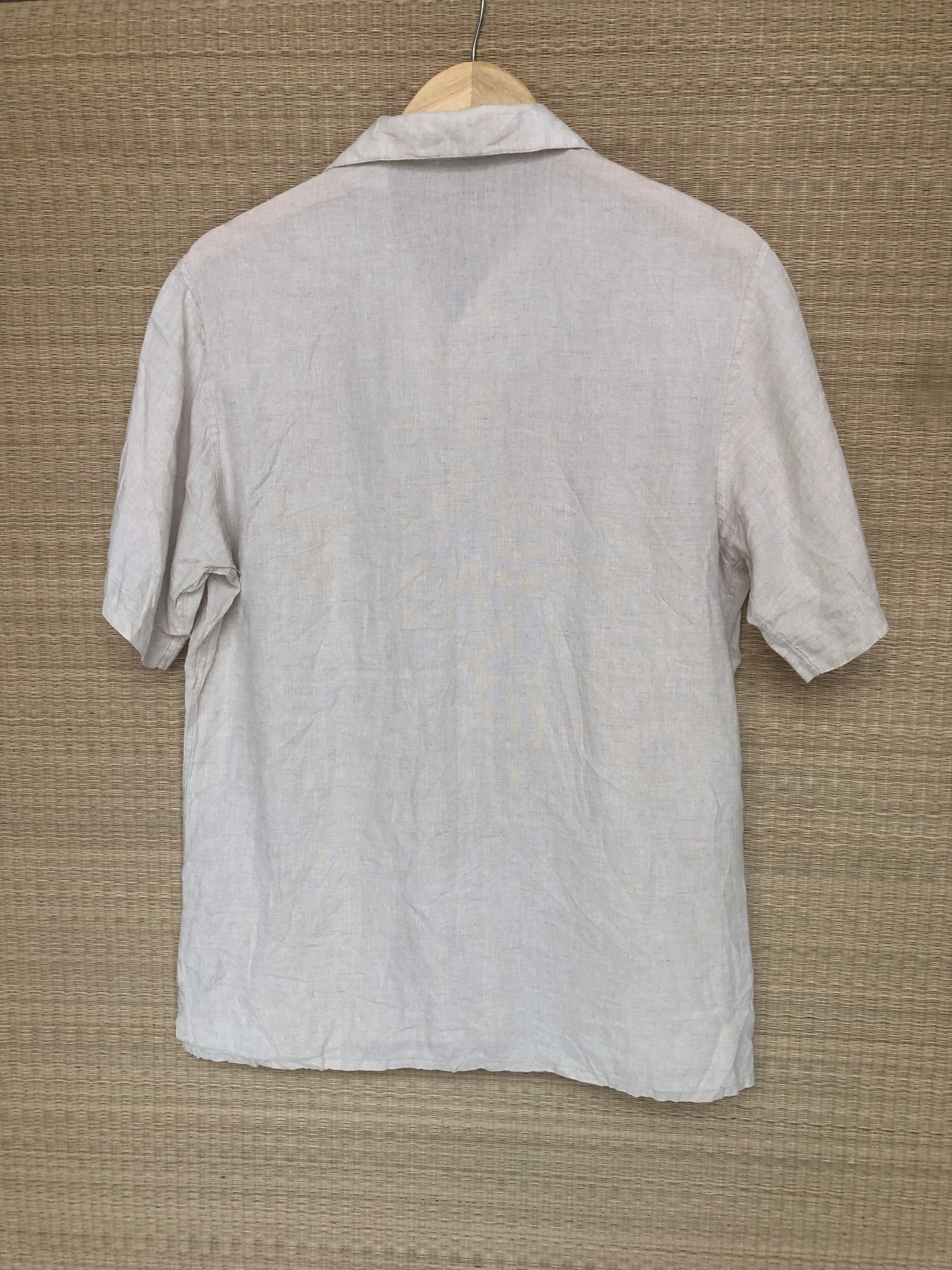 Hermes oatmeal linen shirt Size US S / EU 44-46 / 1 - 6 Thumbnail