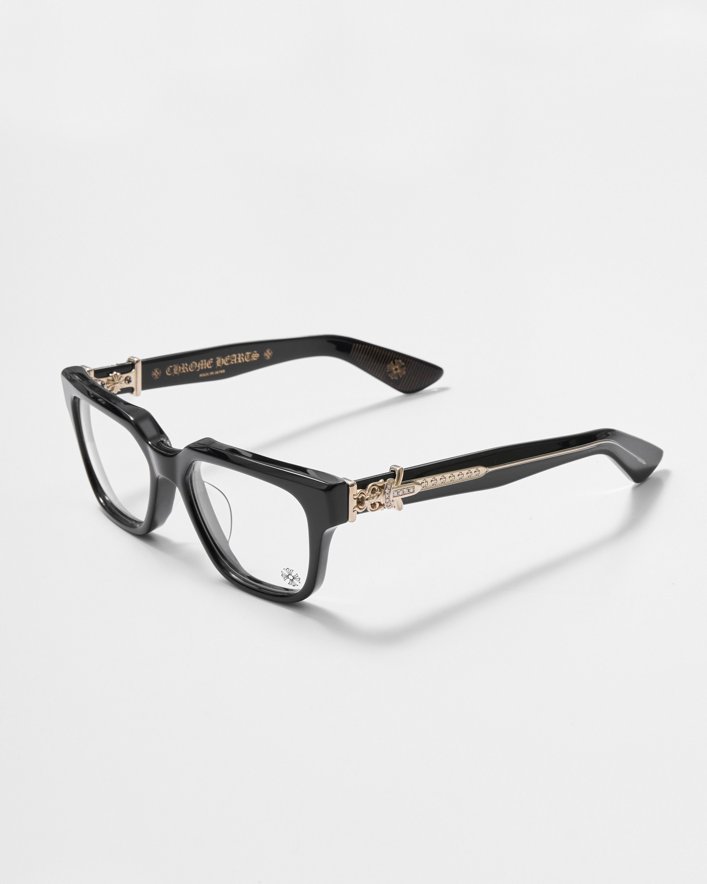 DIAMOND CHROME HEARTS VAGILLIONAIRE II BLACK/18KGP