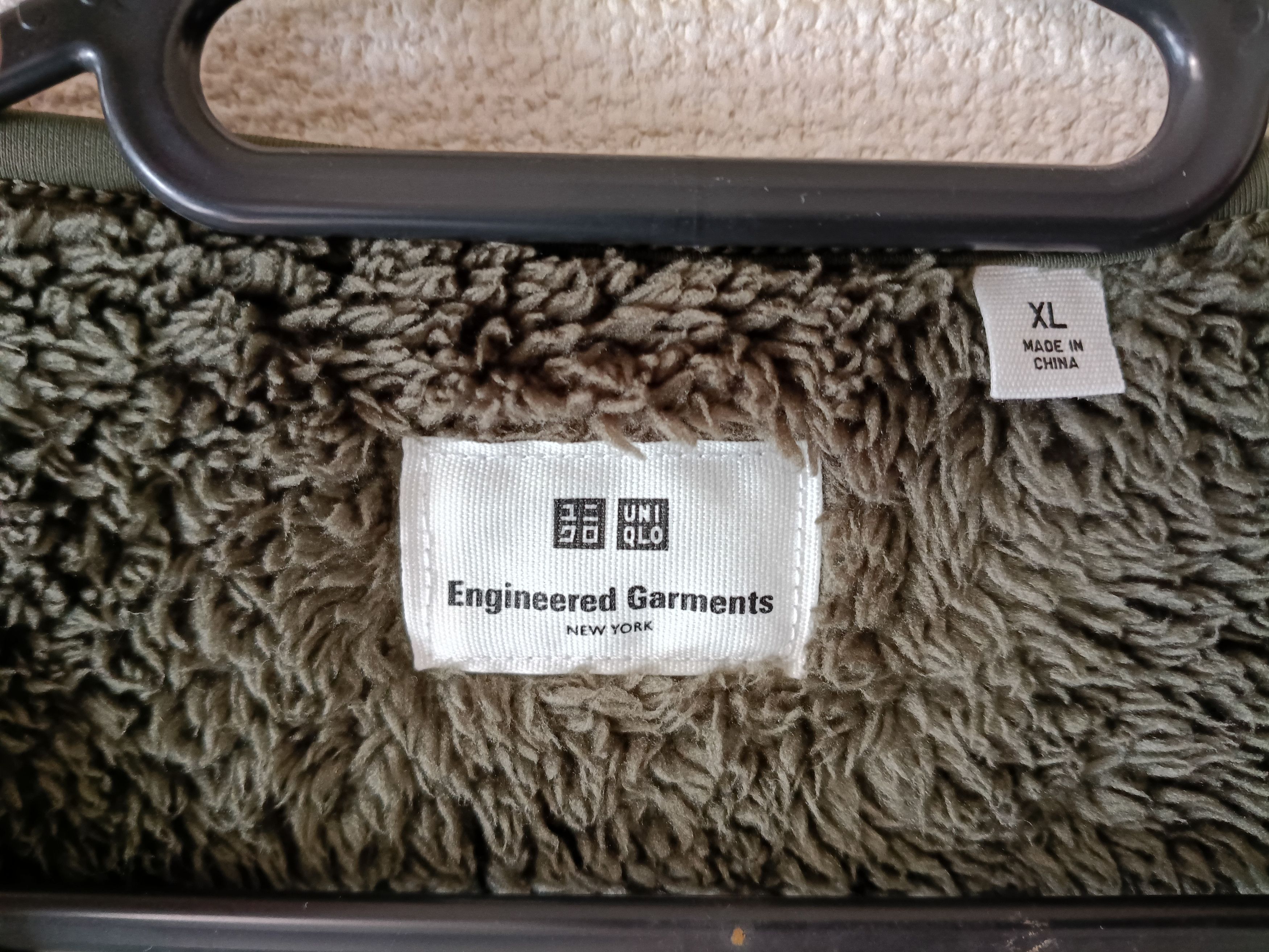 Engineered Garments UNIQLO x Engineered Garments Olive Fleece Pullover XL Size US XL / EU 56 / 4 - 5 Thumbnail