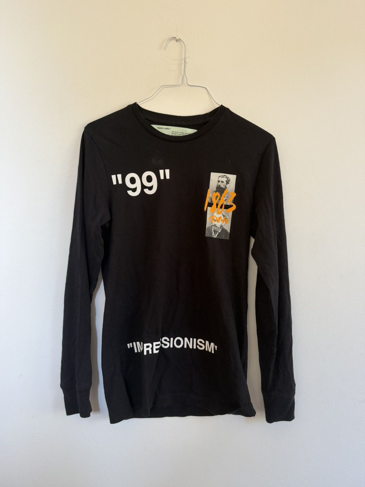 Off-White Off White Impressionism 1863 Long Sleeve TEE Size US XS / EU 42 / 0 - 1 Thumbnail