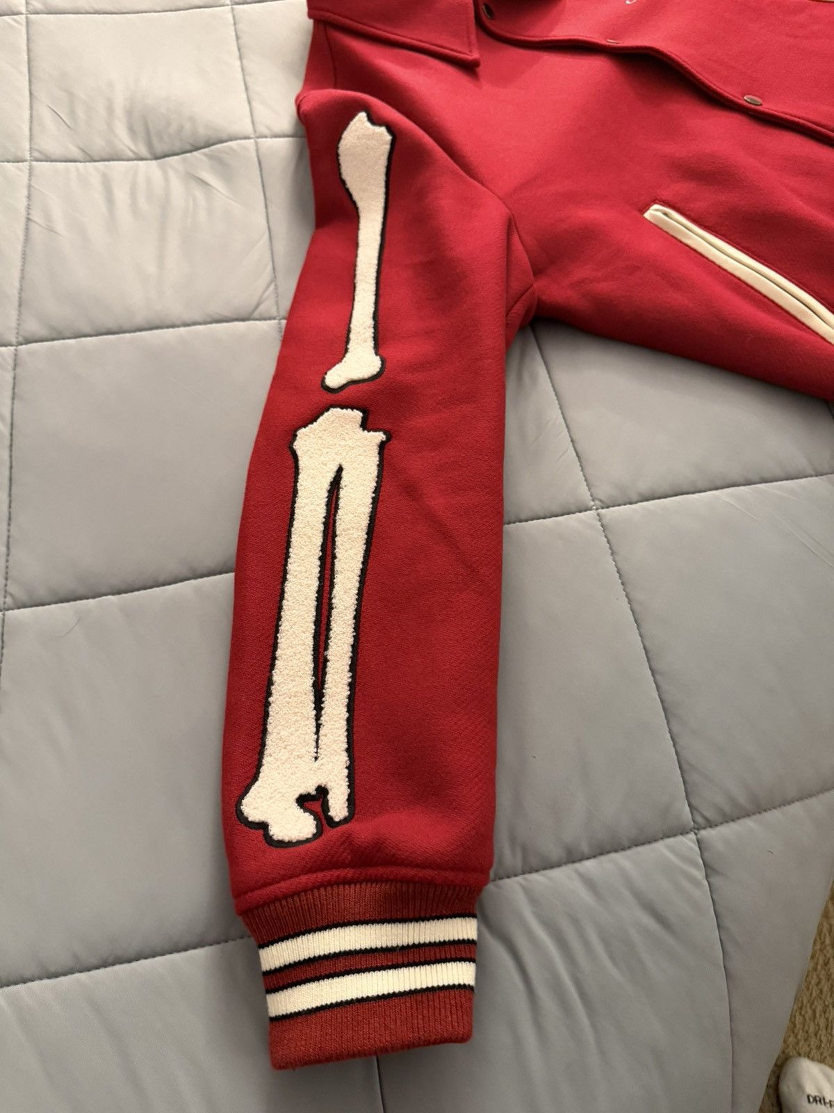 Amiri Amiri Bones Wool Jacket - Red Size US L / EU 52-54 / 3 - 2 Thumbnail