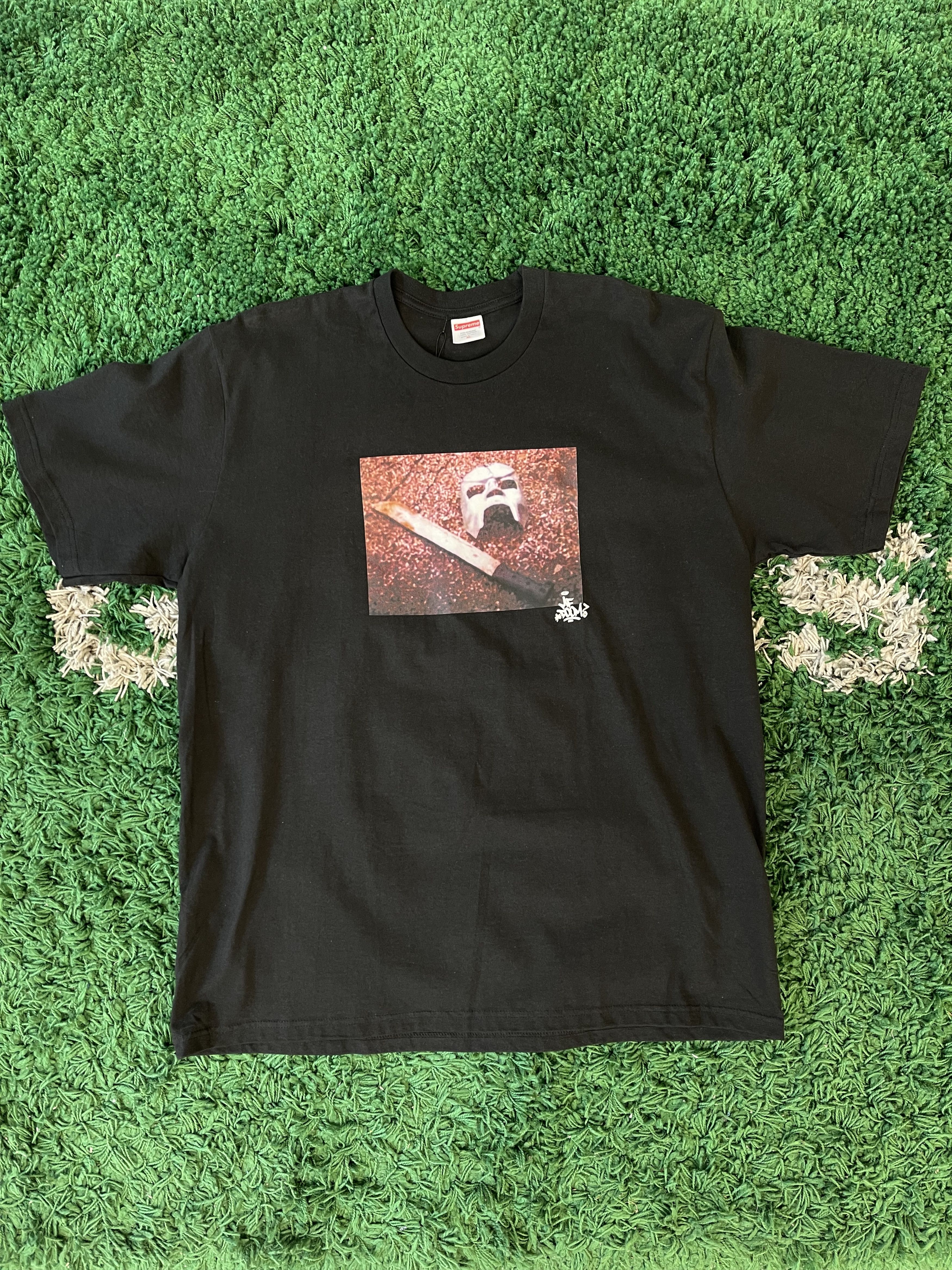 image of Supreme Mf Doom Tee Black, Men's (Size Small)