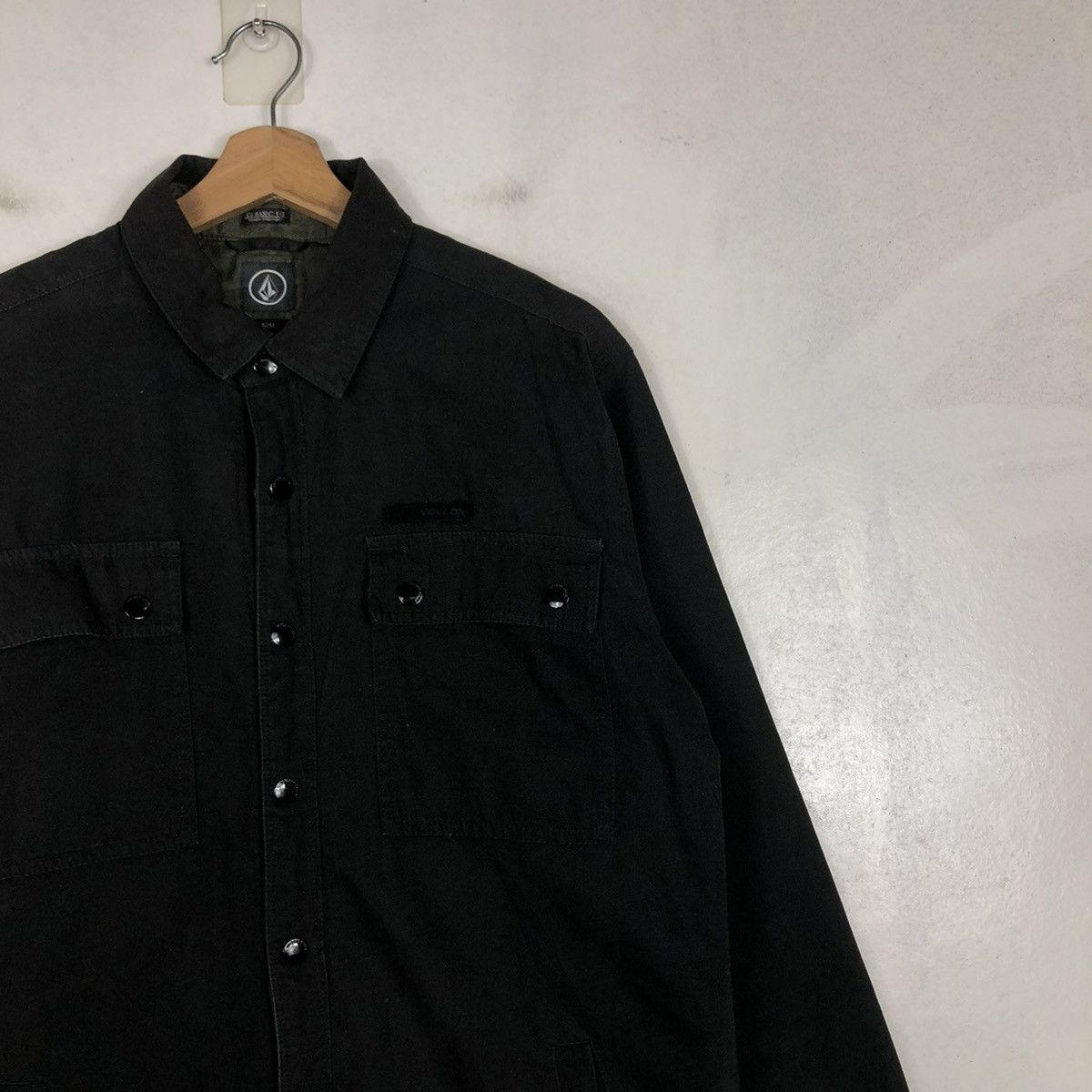 Japanese Brand 📌VINTAGE BIKER WOOL JACKET VOLCOM CARGO POCKET Size US M / EU 48-50 / 2 - 8 Thumbnail