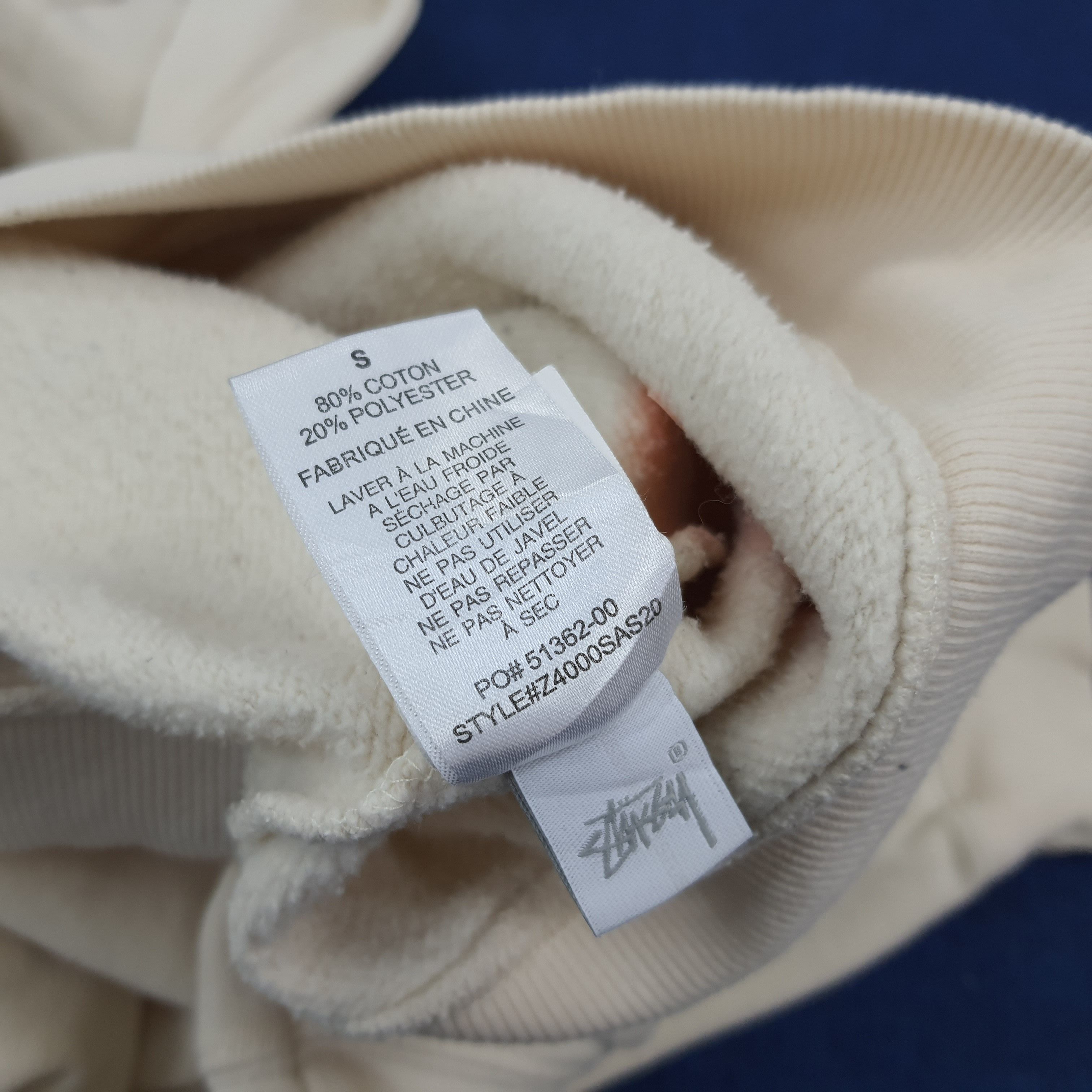 Stussy × Vintage Vintage Stussy Streetwear Hoodie Distressed Size US M / EU 48-50 / 2 - 11 Thumbnail