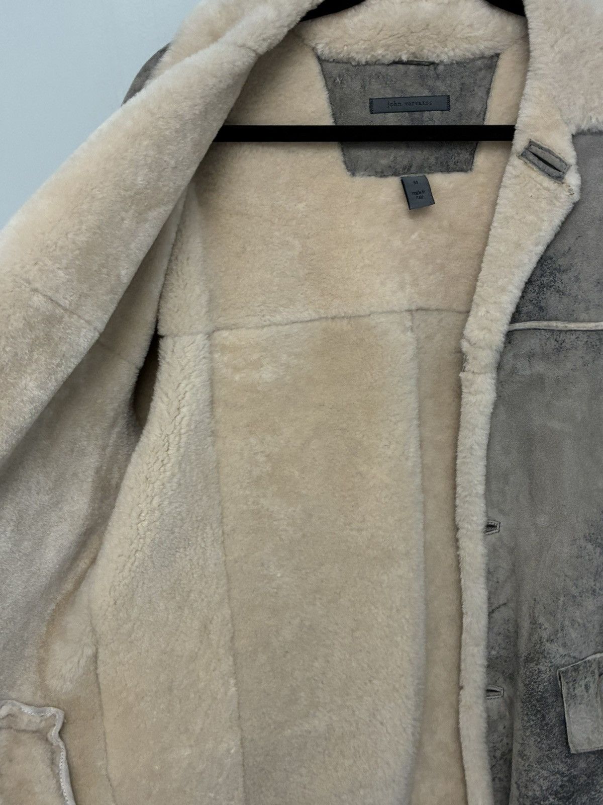 John Varvatos Shearling Coat EU 50 USA 40 Size US M / EU 48-50 / 2 - 8 Thumbnail