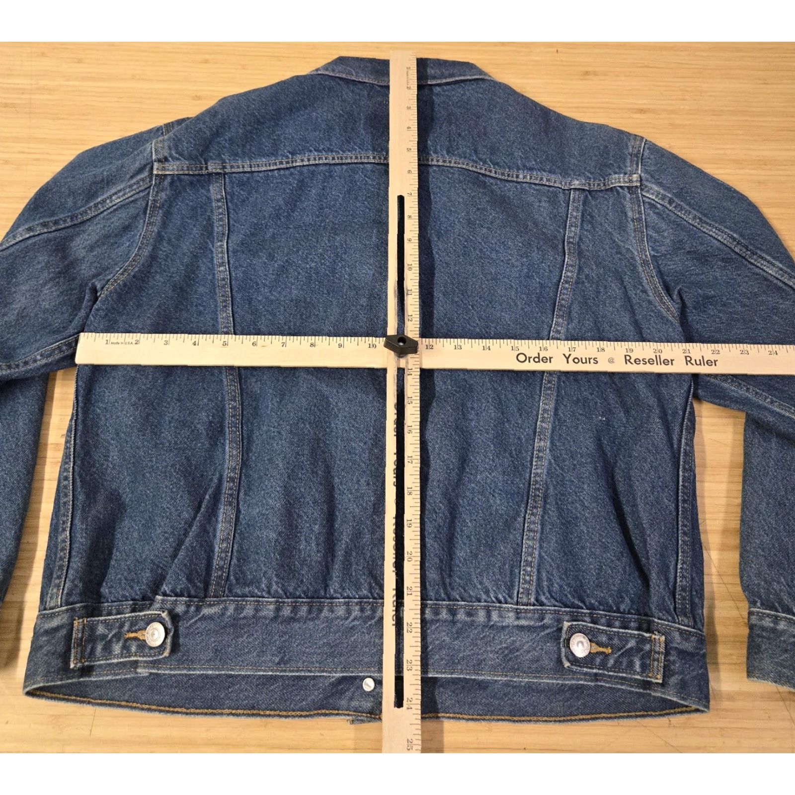 Levi's Levi's Denim Jacket Mens XL Blue Trucker Jacket Casual Western Pockets Size US 36 / EU 52 - 8 Thumbnail