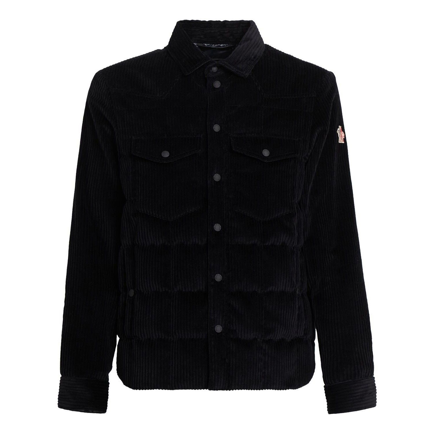 MONCLER GRENOBLE Gelt $1990 Black Shirt Down Jacket New (Men
