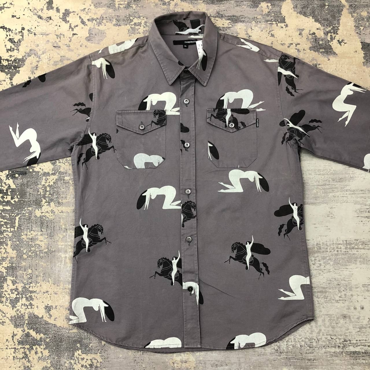 The Quiet Life T323 THE QUIET LIFE NAKED FULL PRINT SHIRTS Size US XL / EU 56 / 4 - 4 Thumbnail