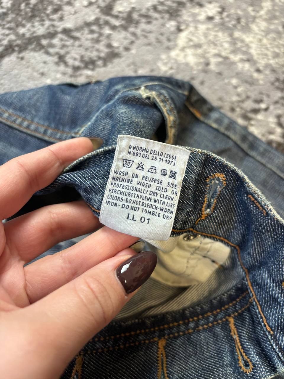 Dolce & Gabbana × Vintage Vintage Y2K Dolce & Gabbana Denim Distressed Faded Patch Pan Size US 32 / EU 48 - 8 Thumbnail