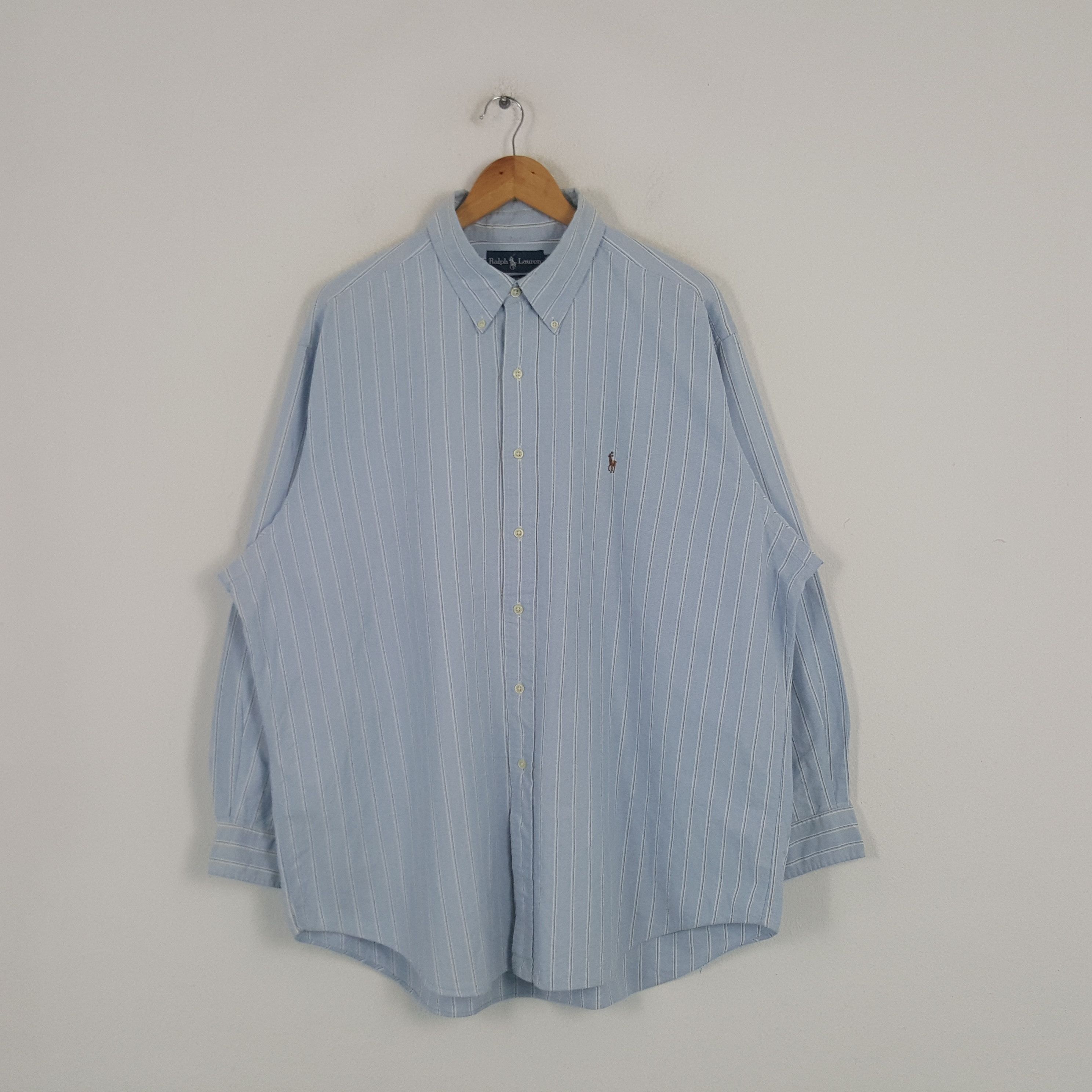 Ralph Lauren × Vintage Vintage Ralph Lauren American Luxury Shirt Button Up Size US XXL / EU 58 / 5 - 1 Thumbnail