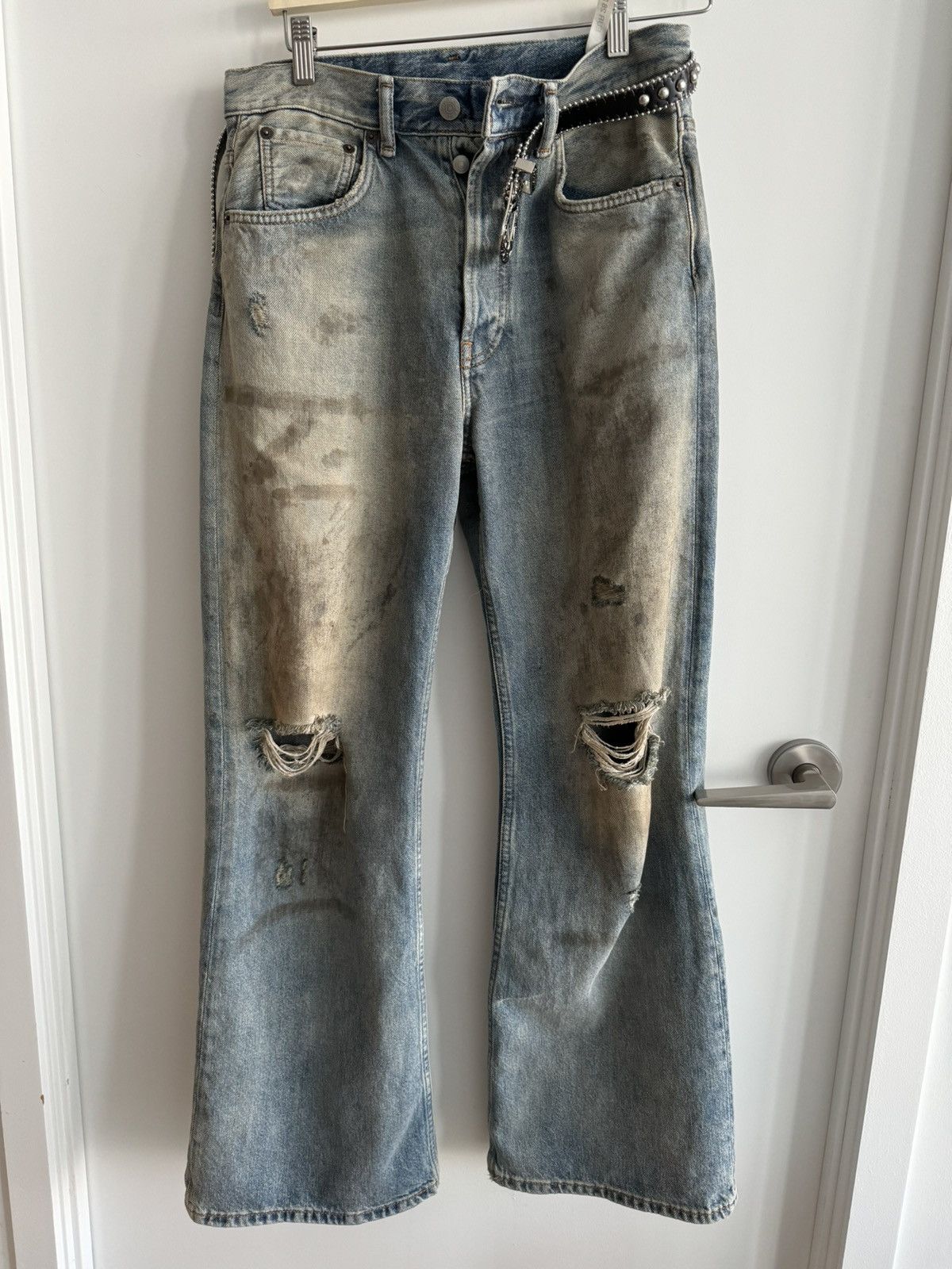 Acne Studios 2021m dye mud jeans