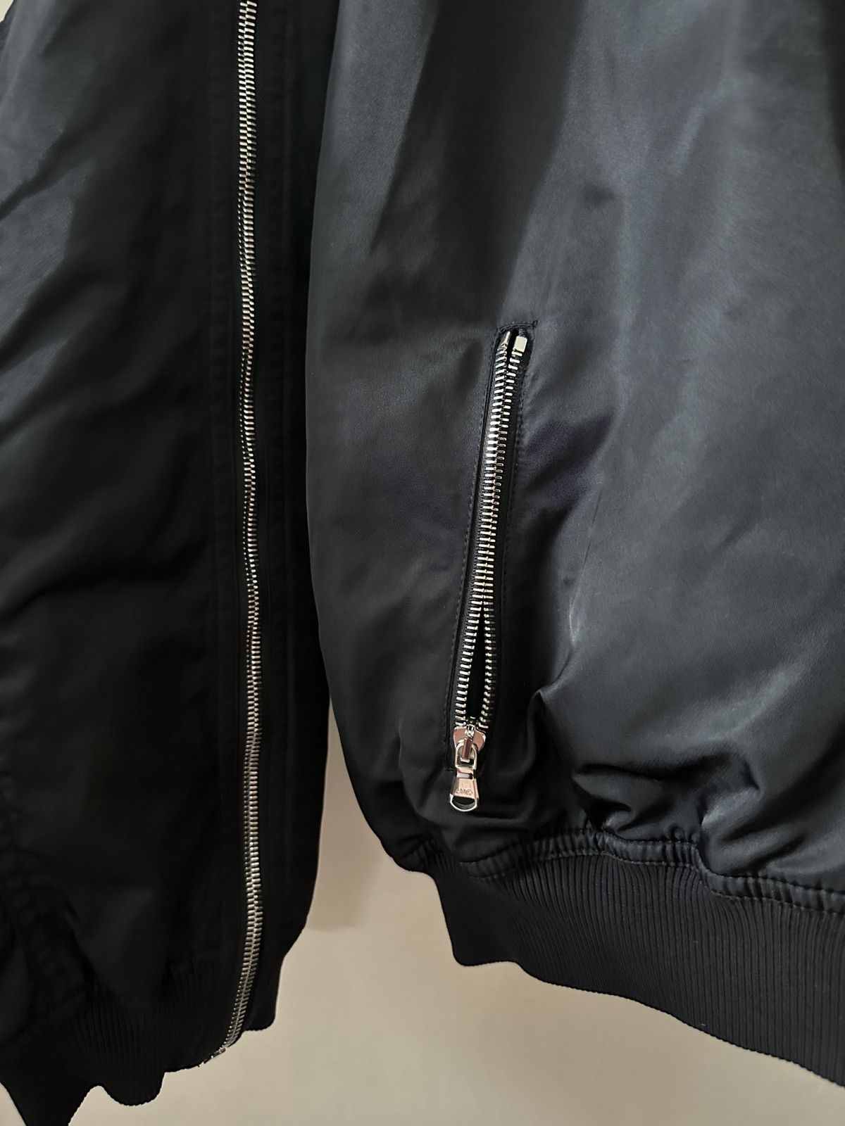FFFPOSTALSERVICE FFFPostal Service FW22 black zip MA-1 bomber jacket Size US L / EU 52-54 / 3 - 8 Thumbnail