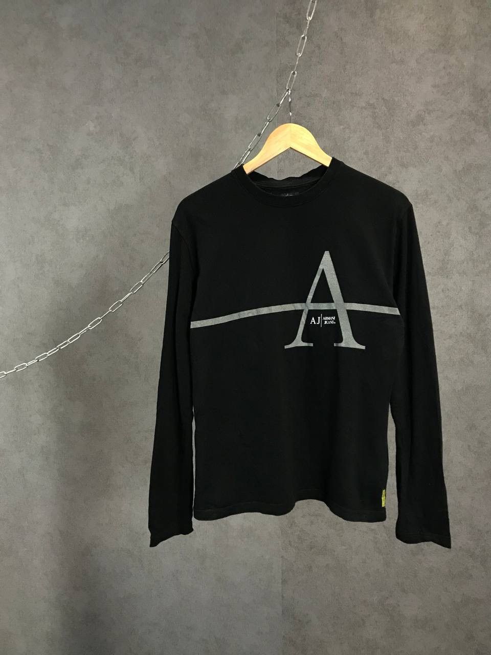 Armani Armani Jeans avant garde designer vintage longsleeve Size US S / EU 44-46 / 1 - 1 Thumbnail