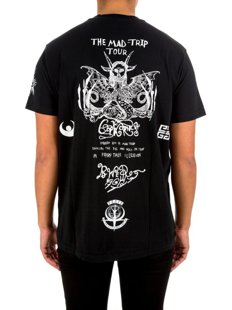 Givenchy Givenchy - Mad Trip Tour Oversized T-Shirt Size US XS / EU 42 / 0 - 25 Thumbnail